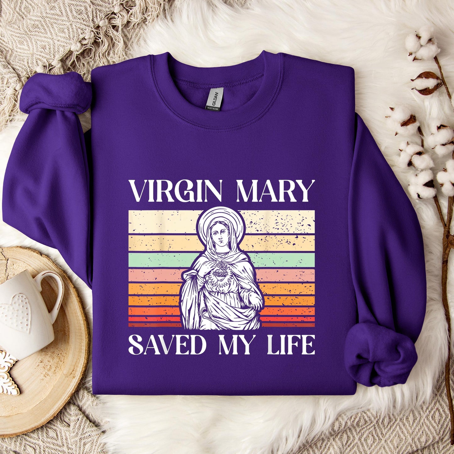 The Holy Virgin Mary 65 Sweatshirt