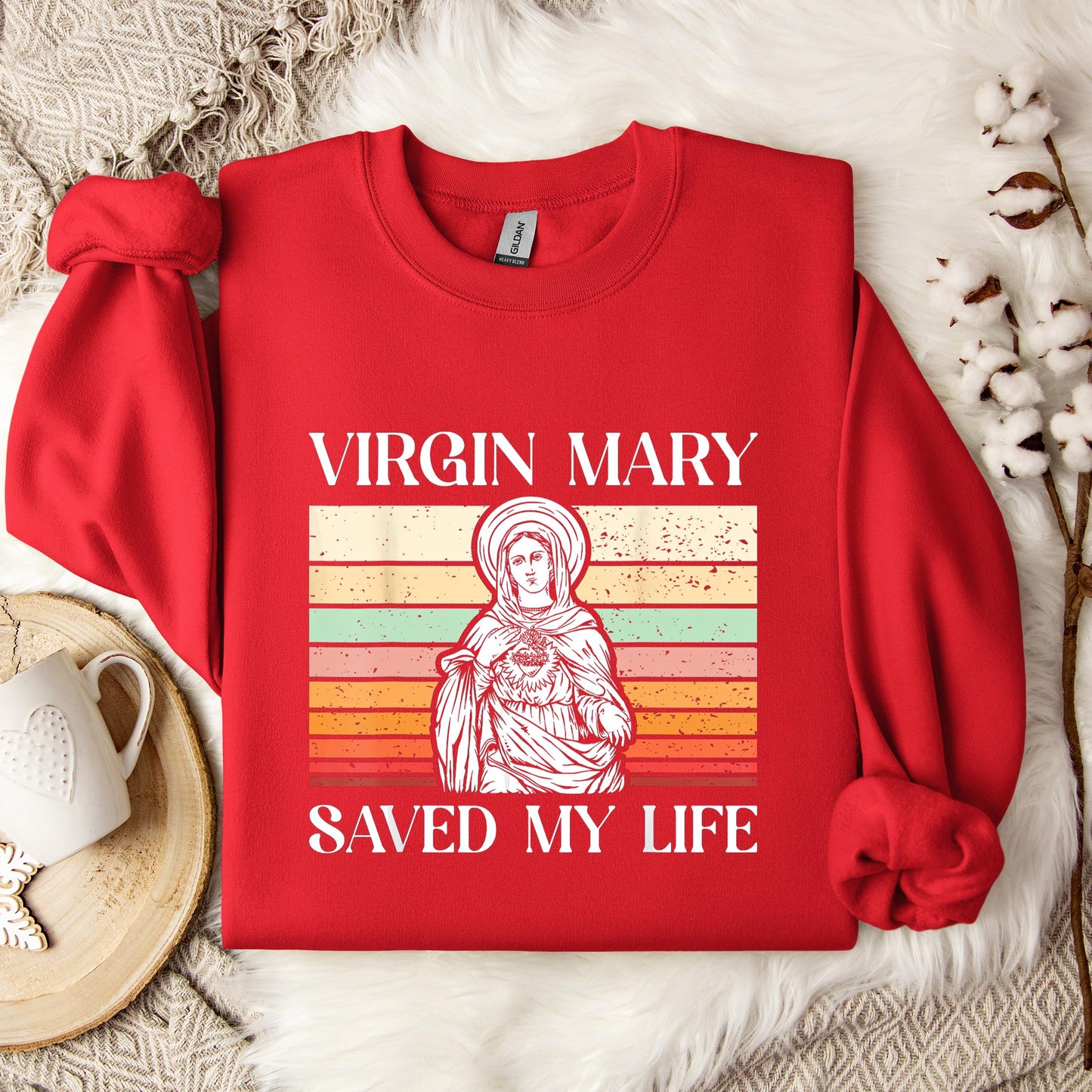 The Holy Virgin Mary 65 Sweatshirt
