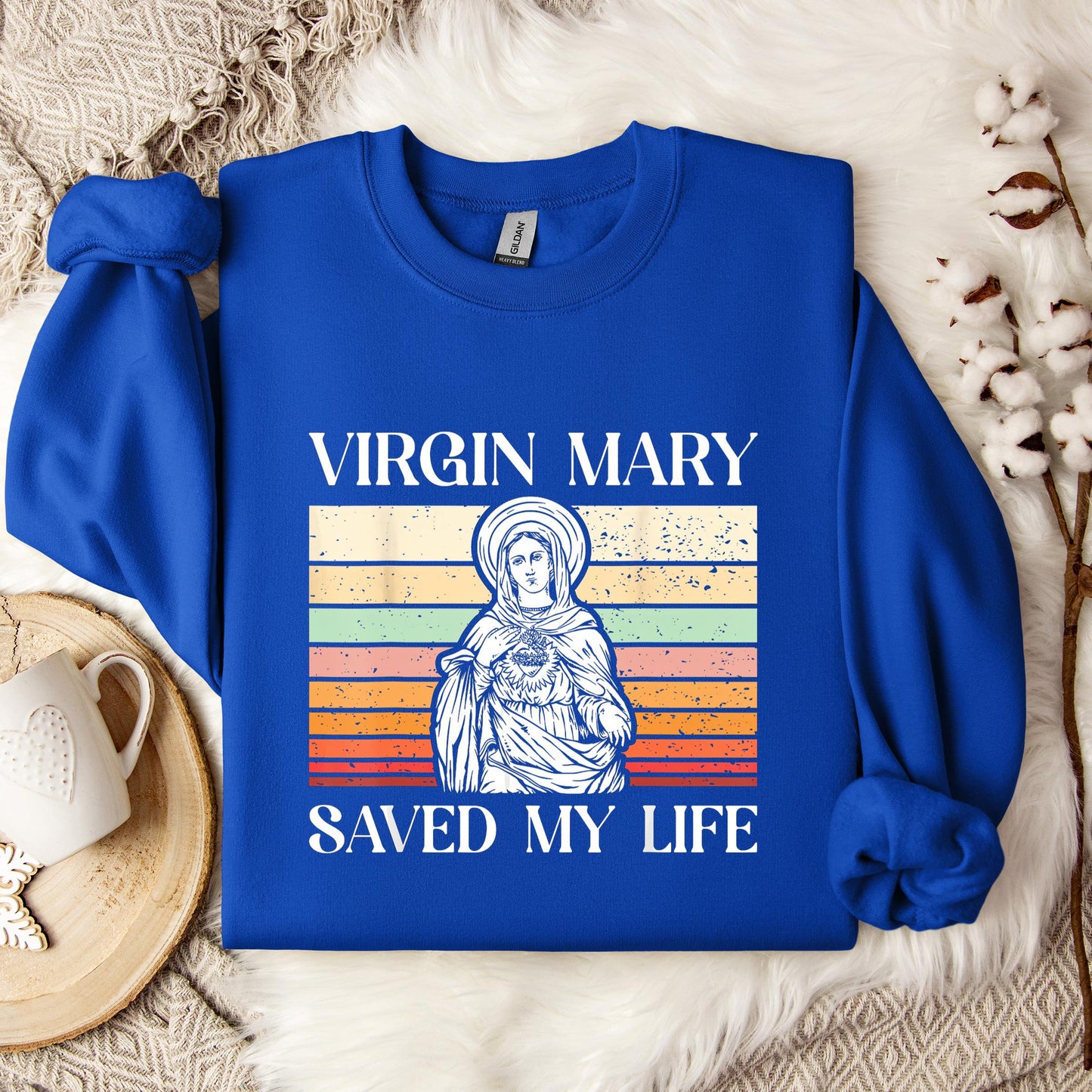 The Holy Virgin Mary 65 Sweatshirt