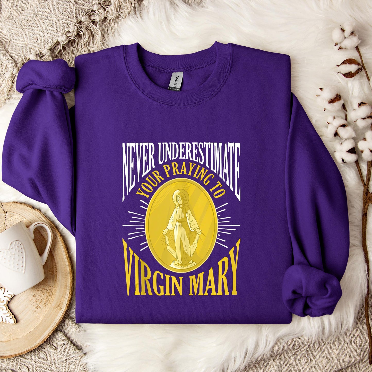The Holy Virgin Mary 66 Sweatshirt
