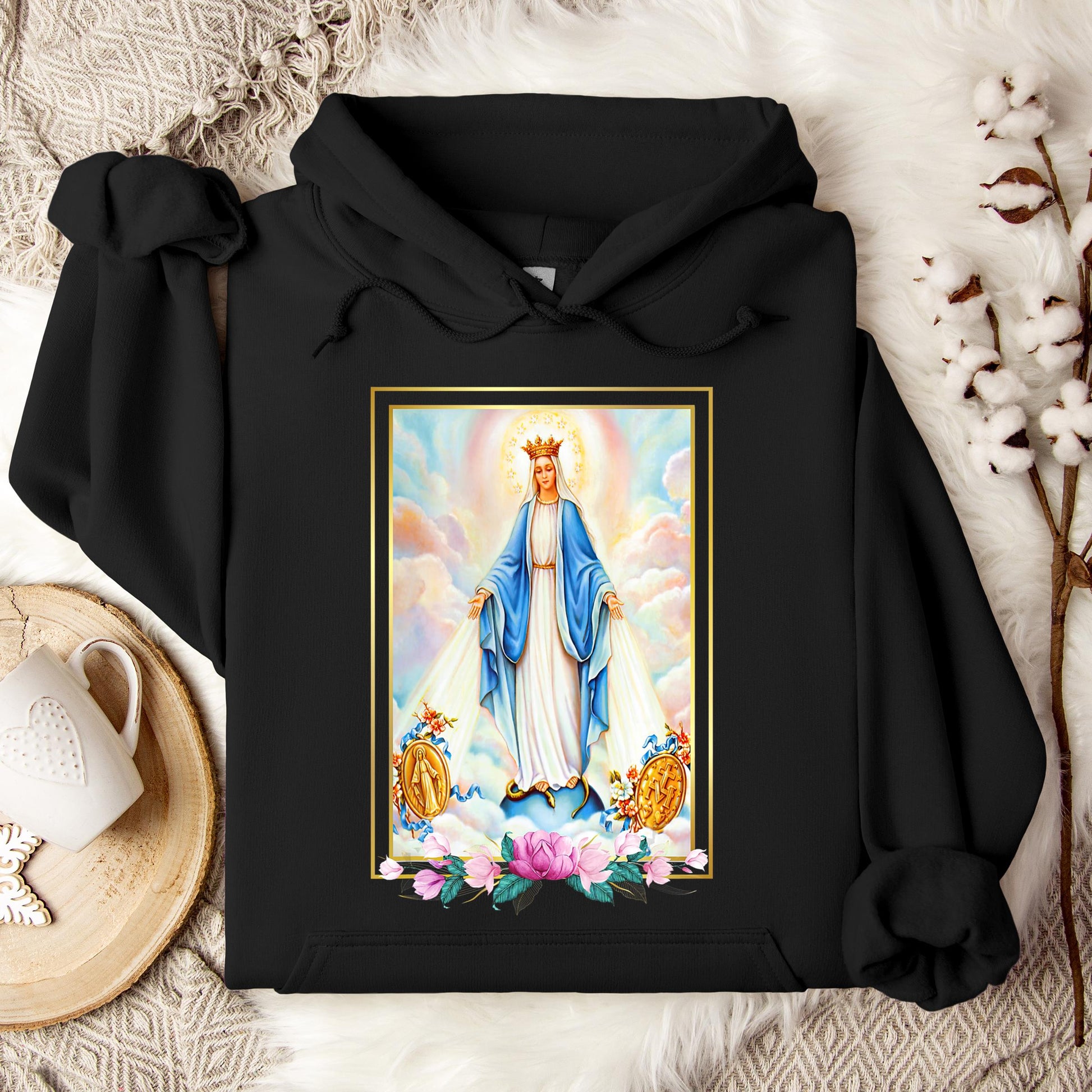 The Holy Virgin Mary 68 Hoodie