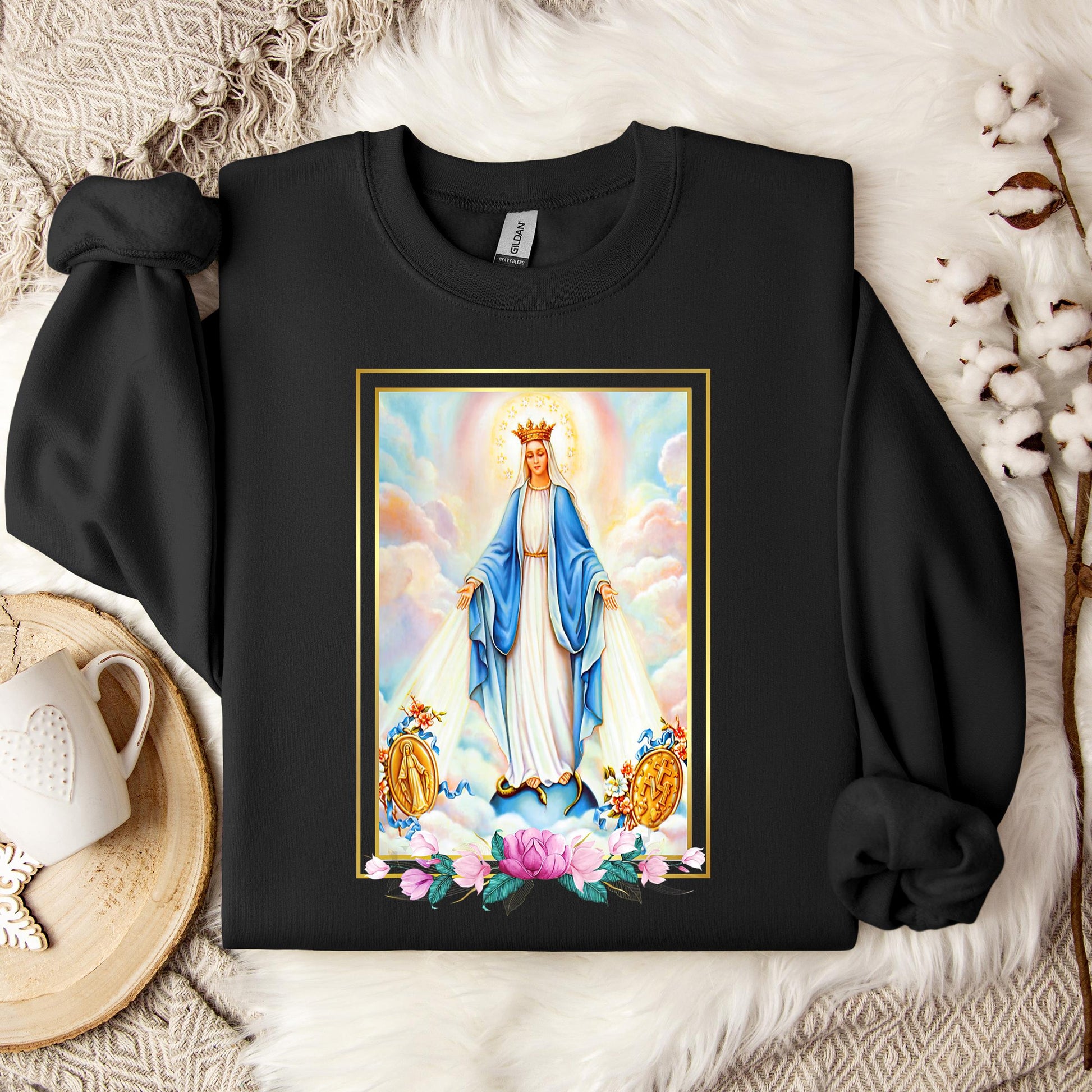 The Holy Virgin Mary 68 Sweatshirt