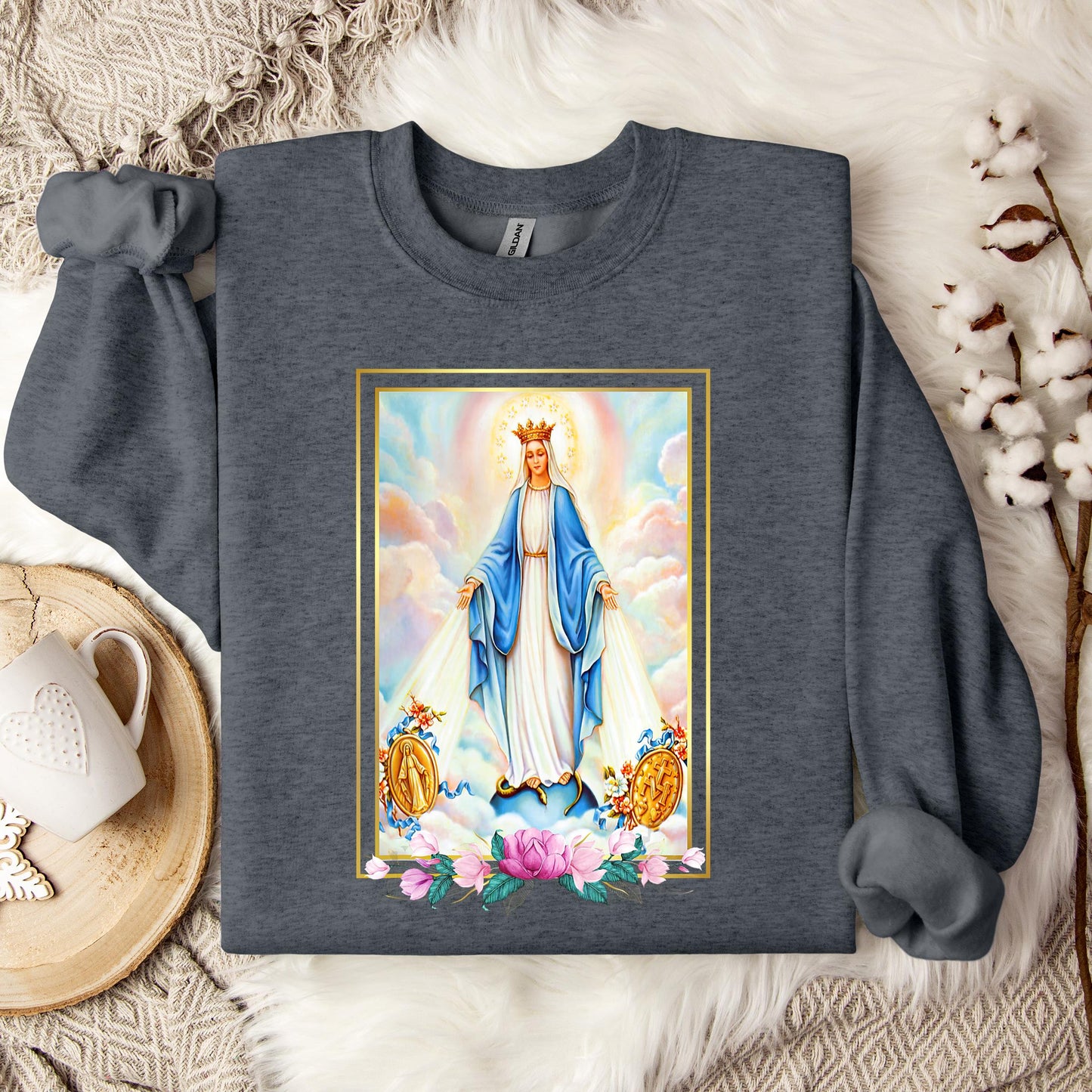 The Holy Virgin Mary 68 Sweatshirt