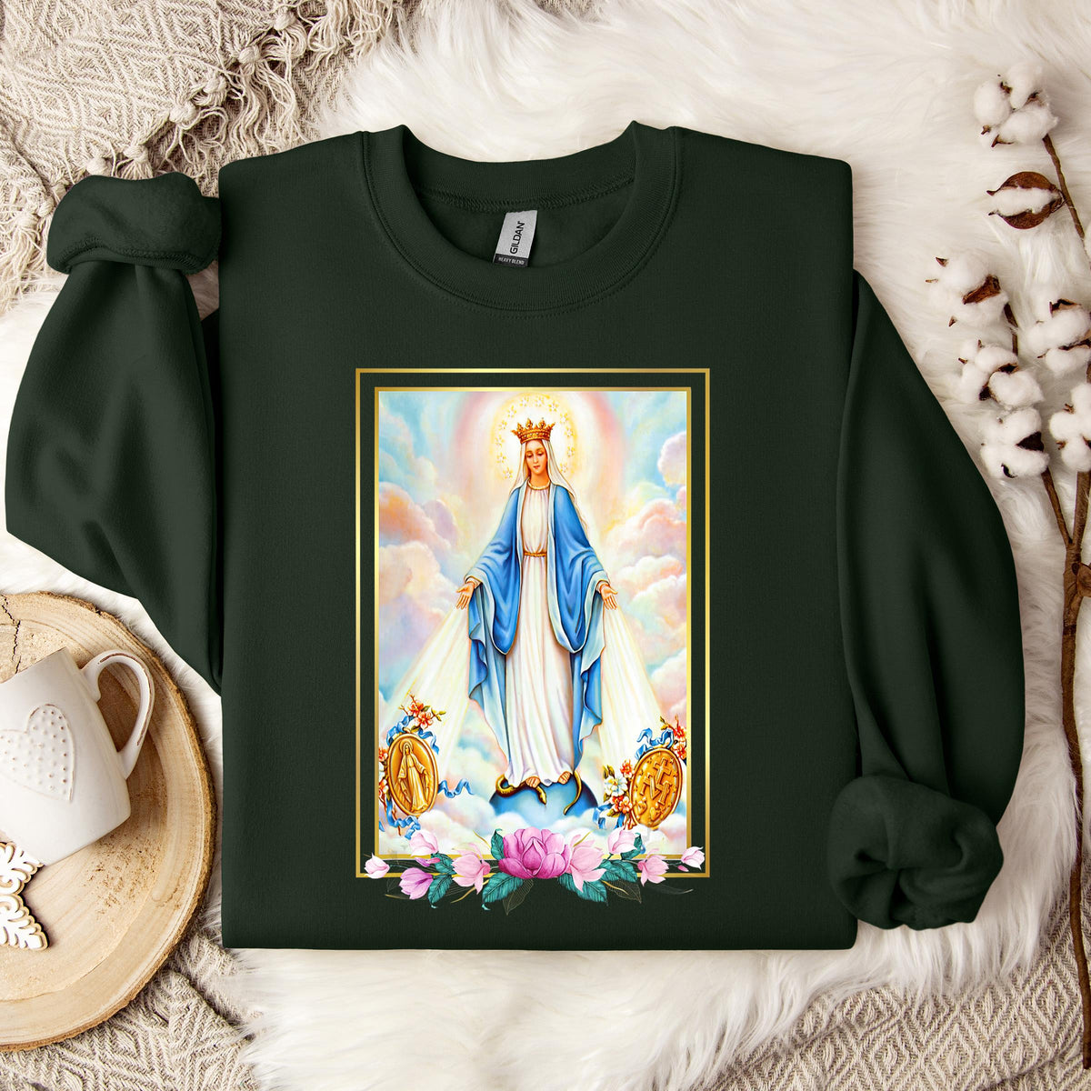 The Holy Virgin Mary 68 Sweatshirt