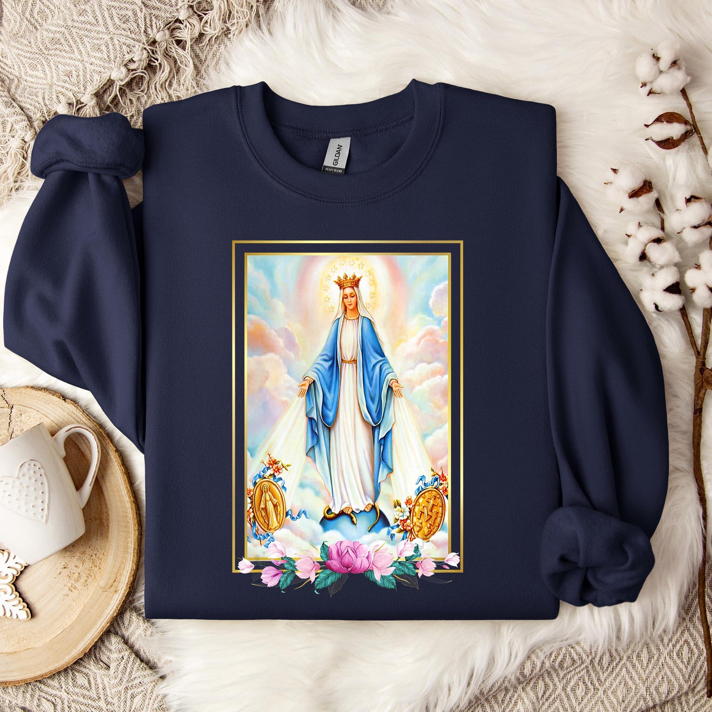 The Holy Virgin Mary 68 Sweatshirt