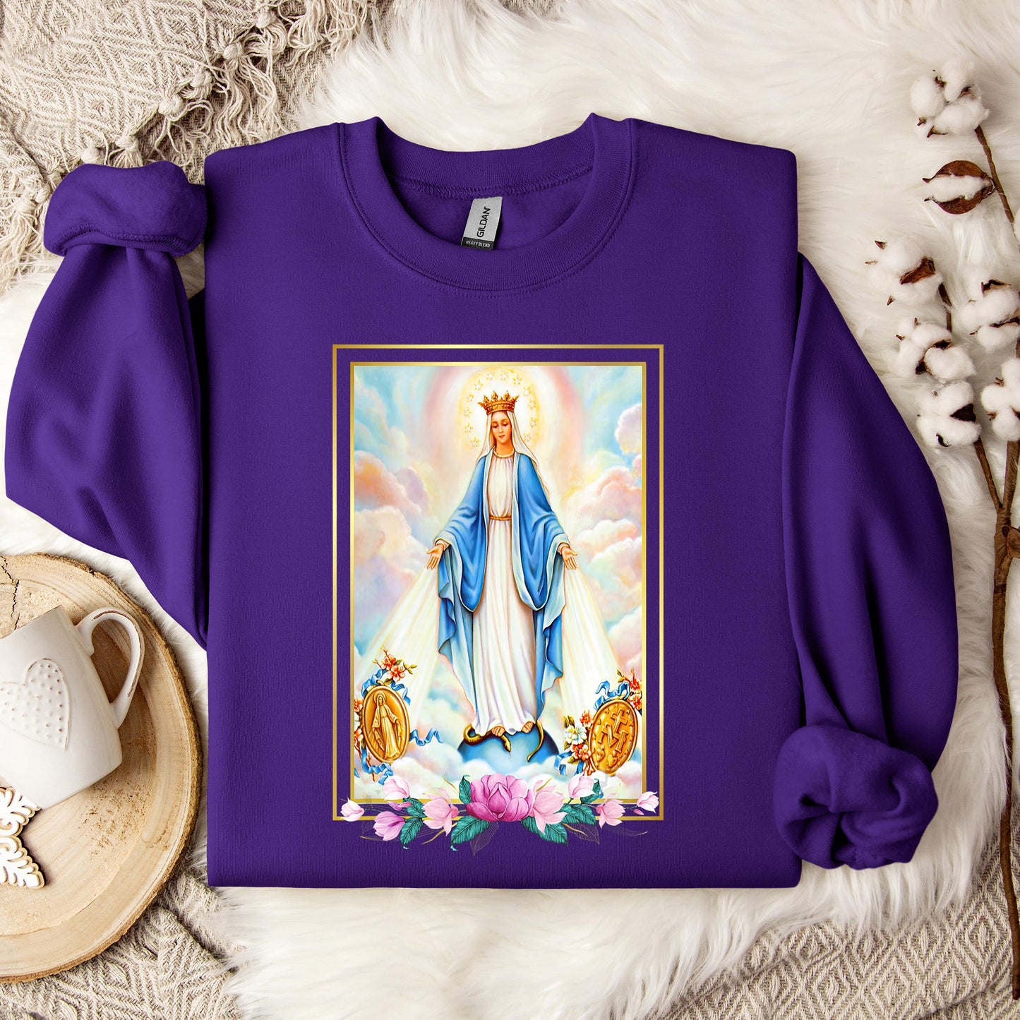 The Holy Virgin Mary 68 Sweatshirt