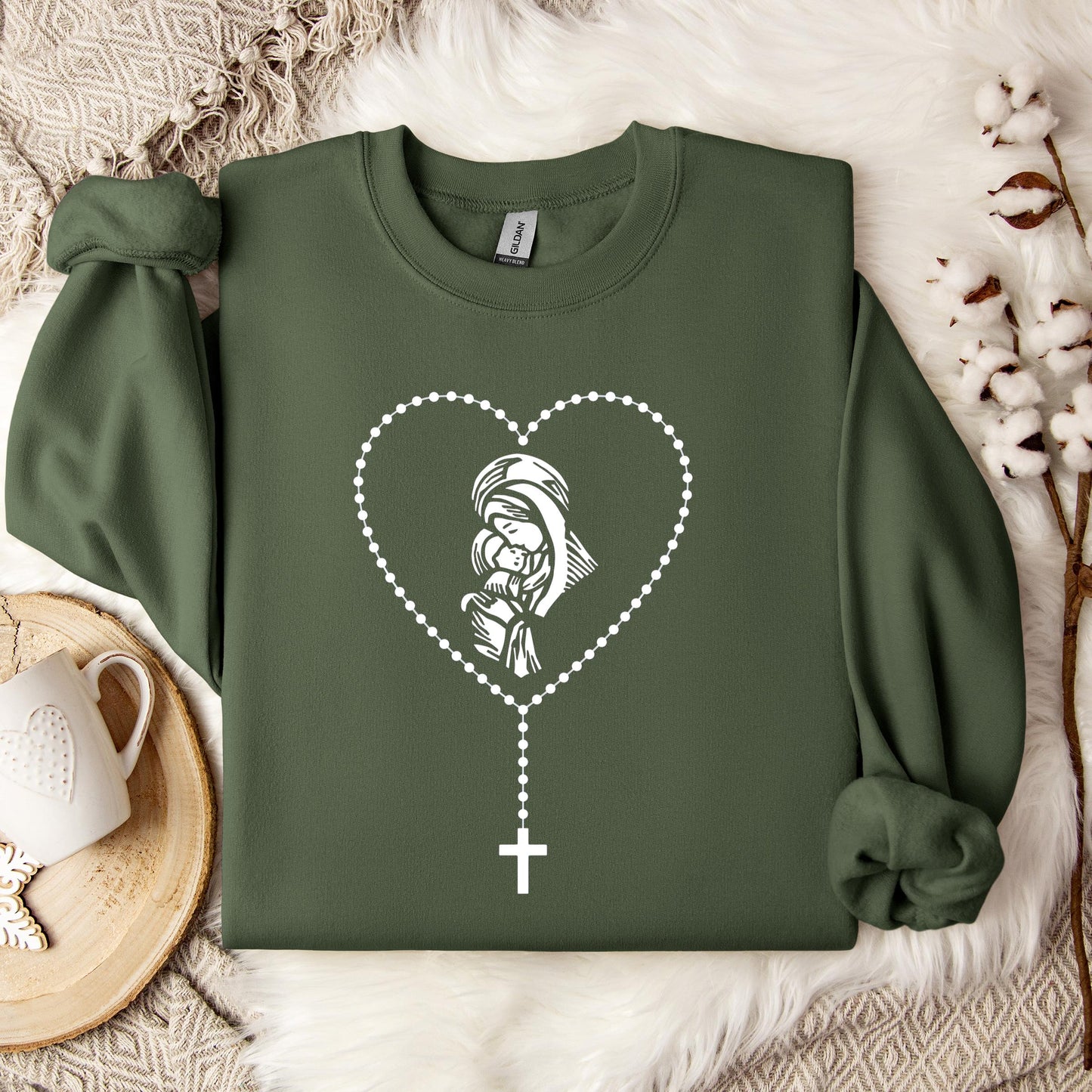 The Holy Virgin Mary 72 Sweatshirt