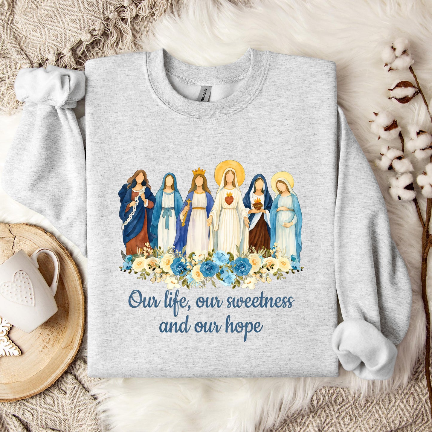 The Holy Virgin Mary 75 Sweatshirt