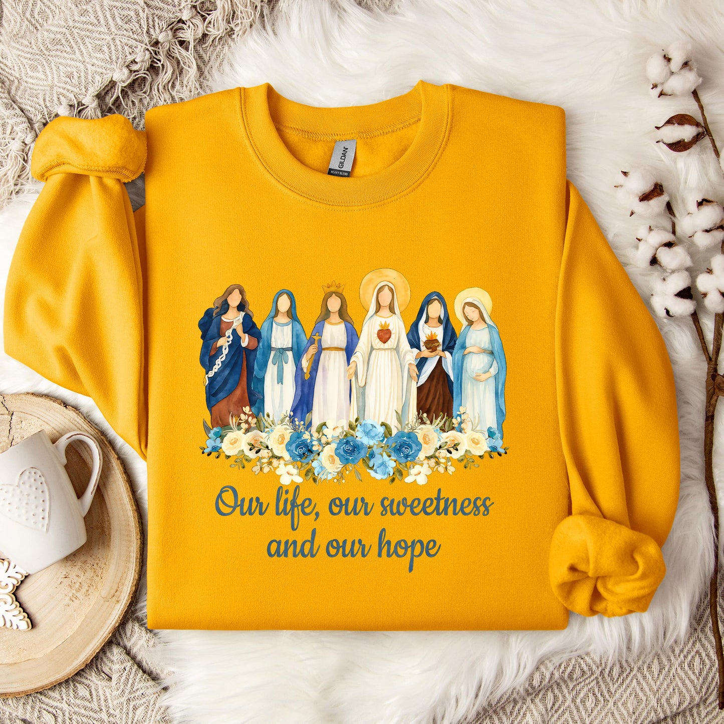 The Holy Virgin Mary 75 Sweatshirt