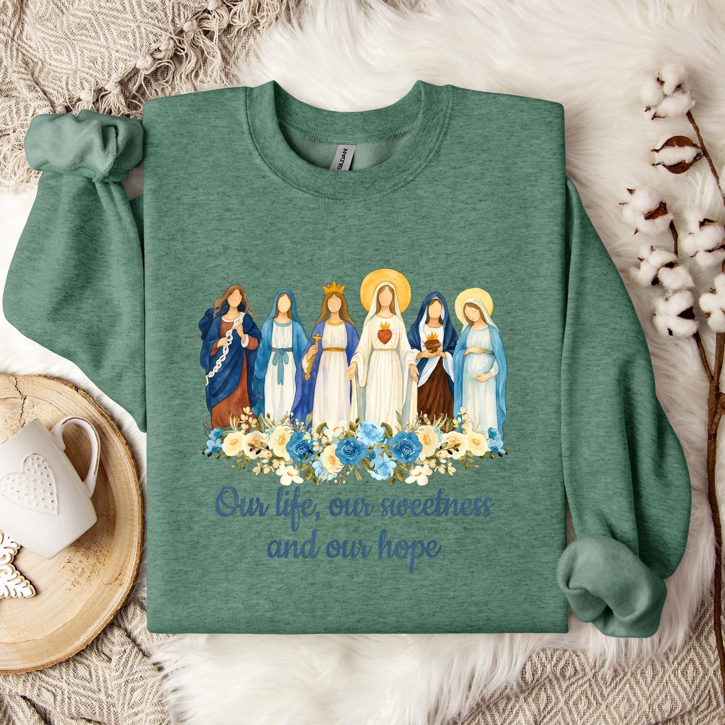 The Holy Virgin Mary 75 Sweatshirt