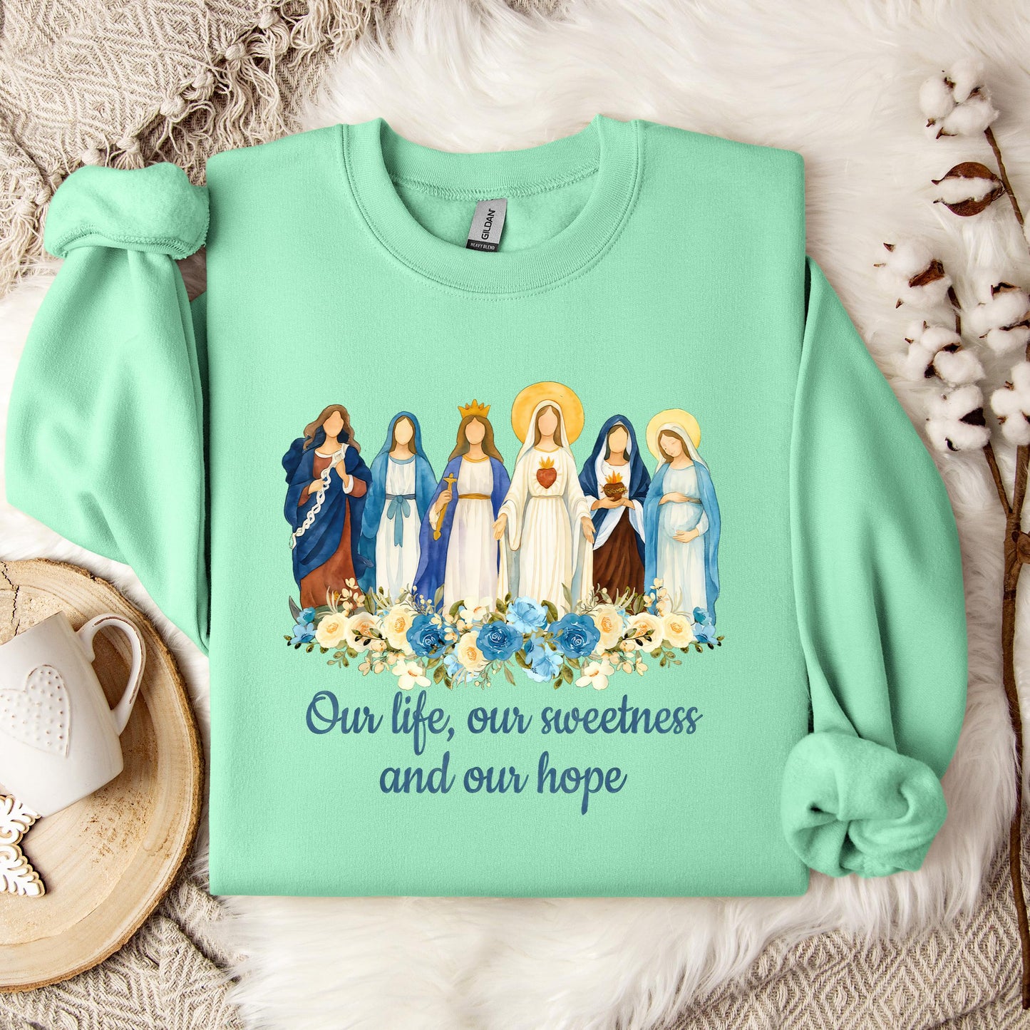 The Holy Virgin Mary 75 Sweatshirt