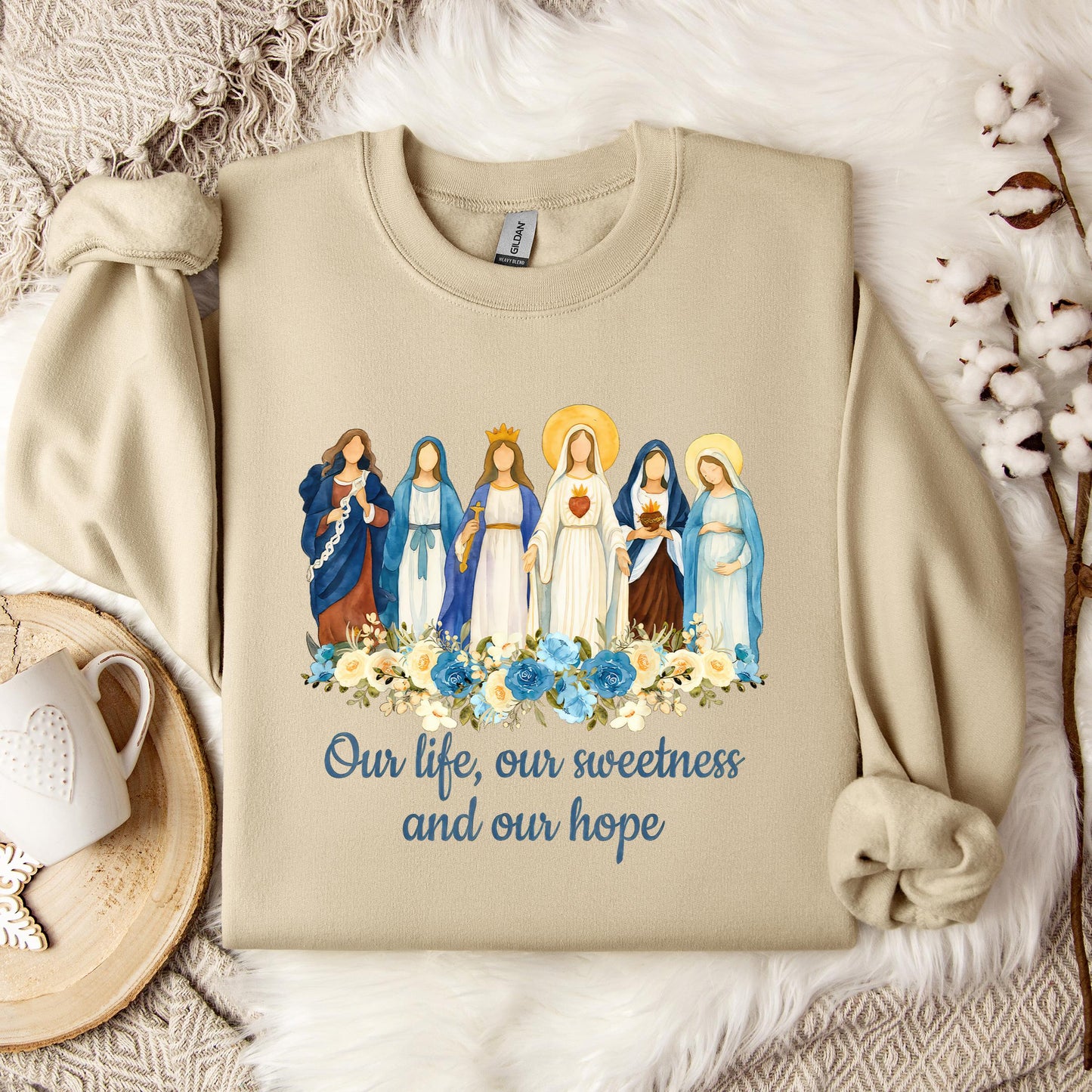 The Holy Virgin Mary 75 Sweatshirt