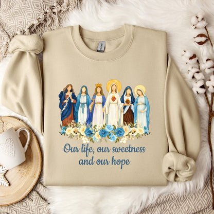 The Holy Virgin Mary 75 Sweatshirt