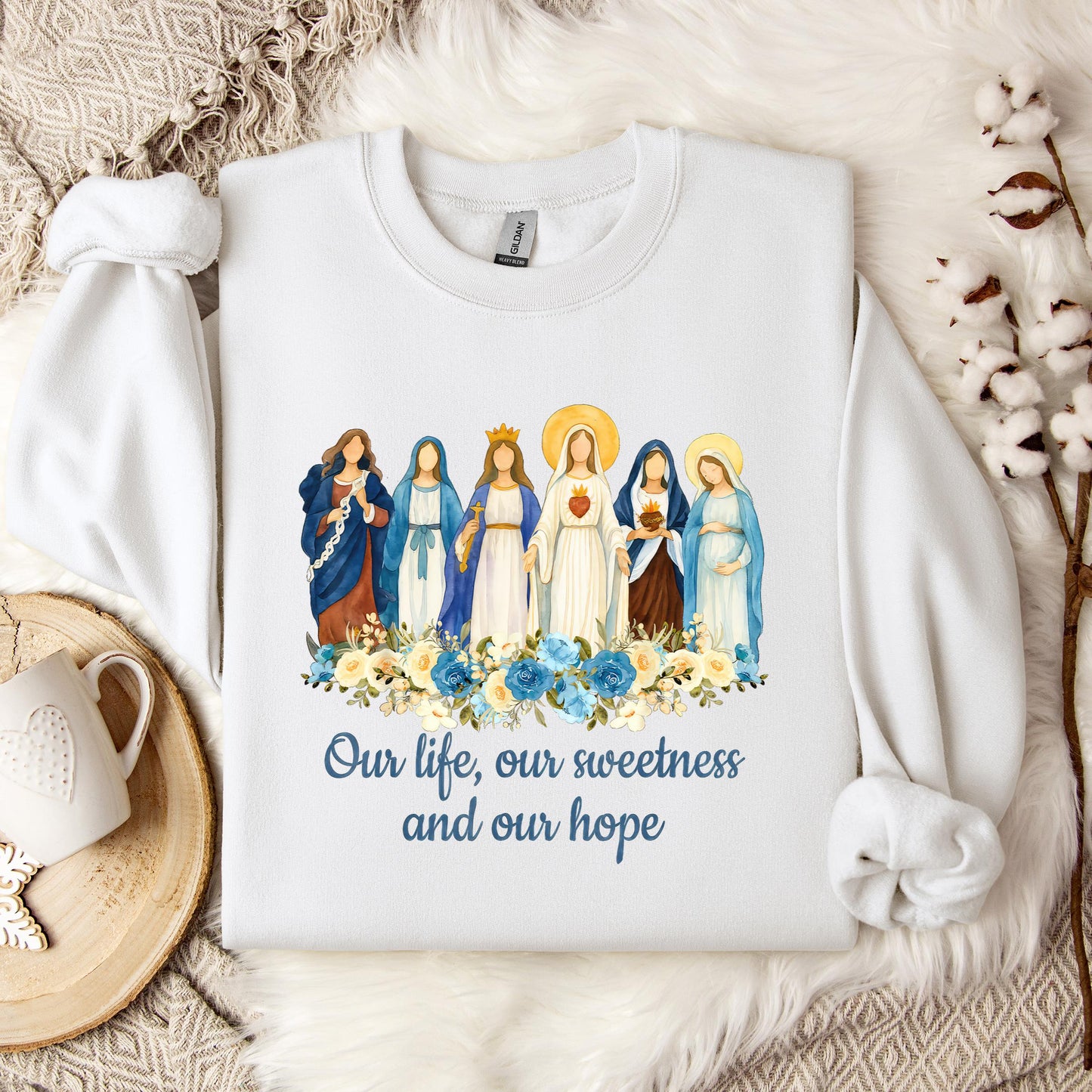 The Holy Virgin Mary 75 Sweatshirt