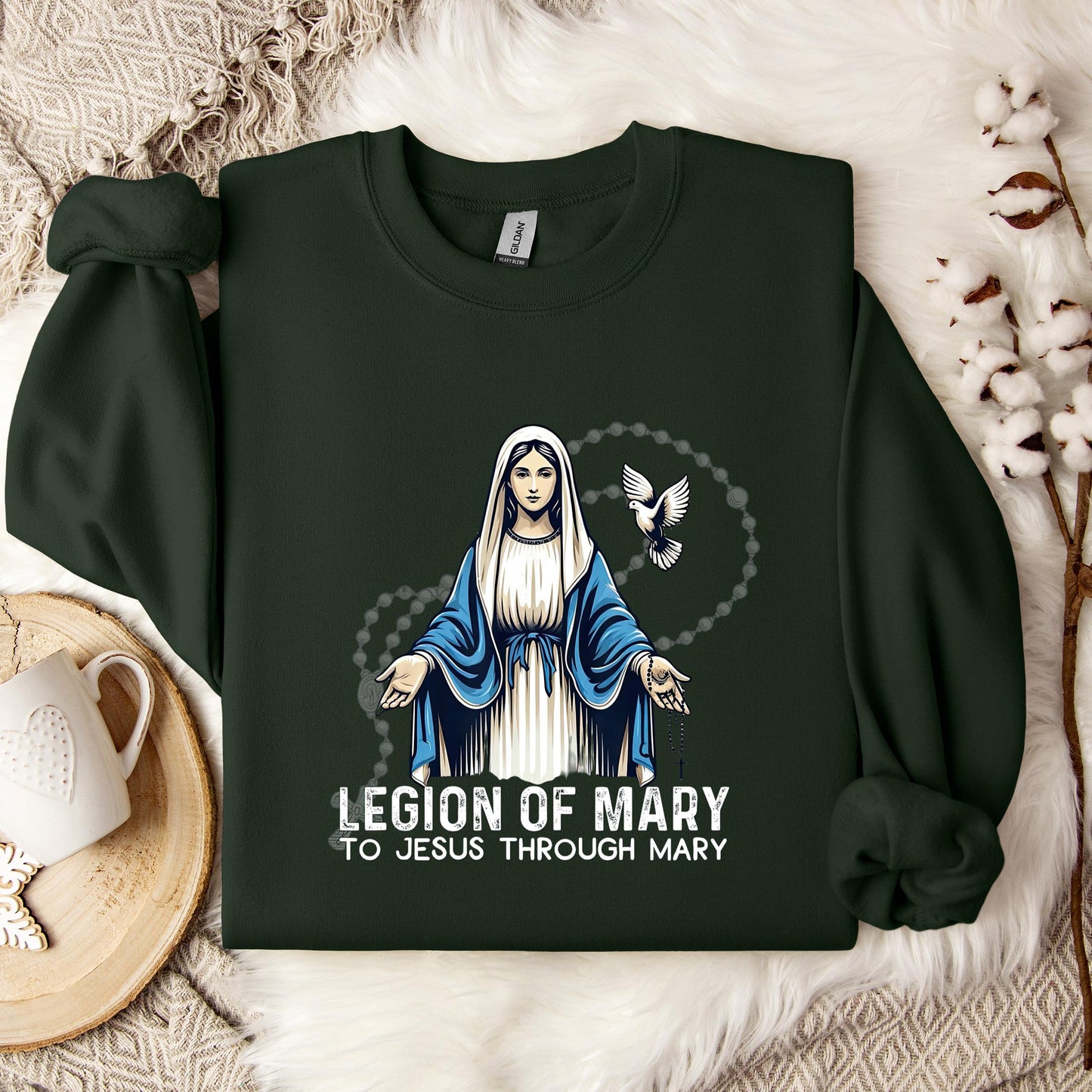 The Holy Virgin Mary 77 Sweatshirt