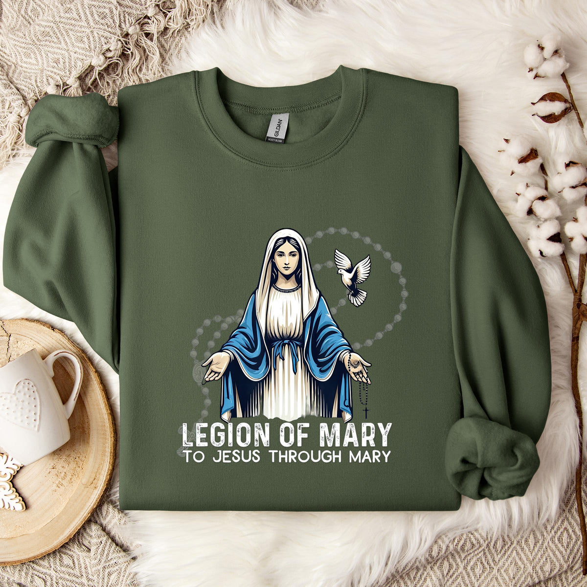 The Holy Virgin Mary 77 Sweatshirt