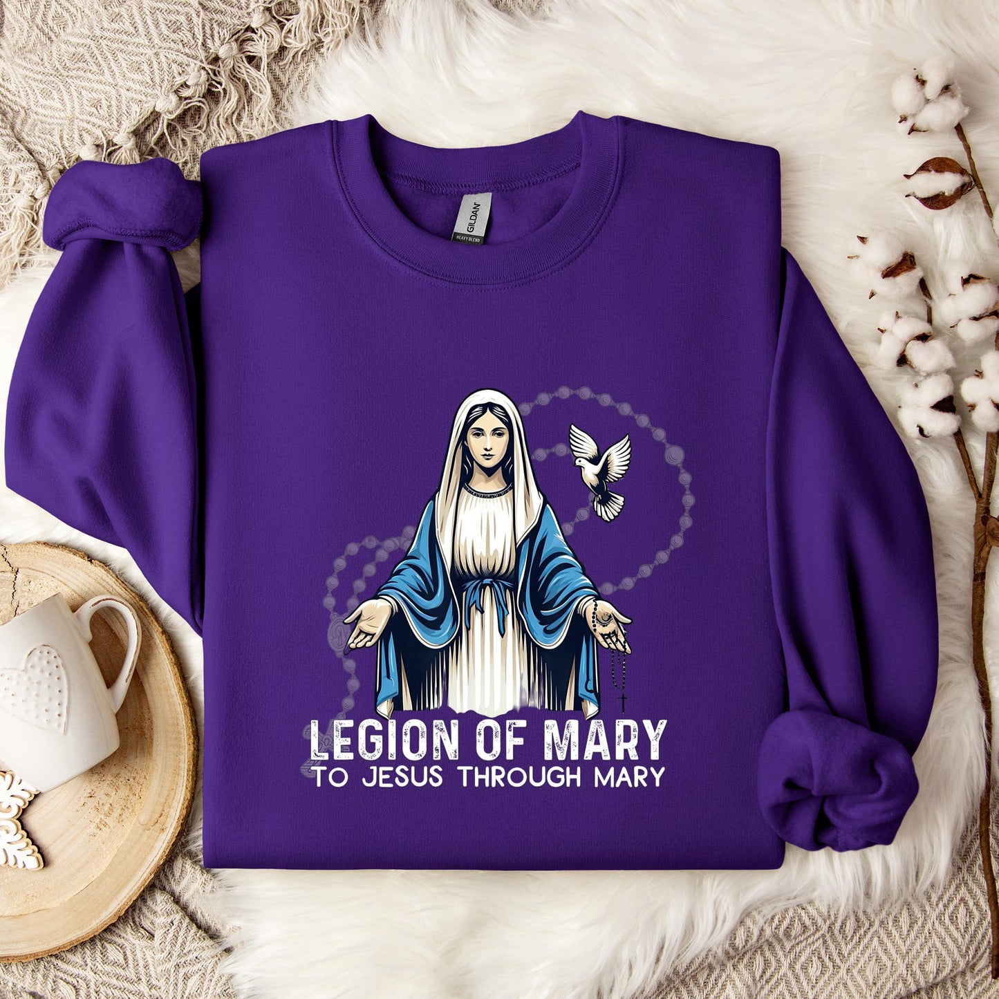 The Holy Virgin Mary 77 Sweatshirt