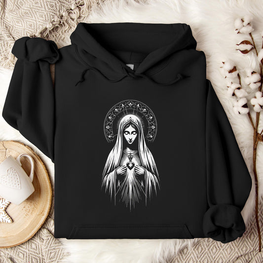 The Holy Virgin Mary 80 Hoodie