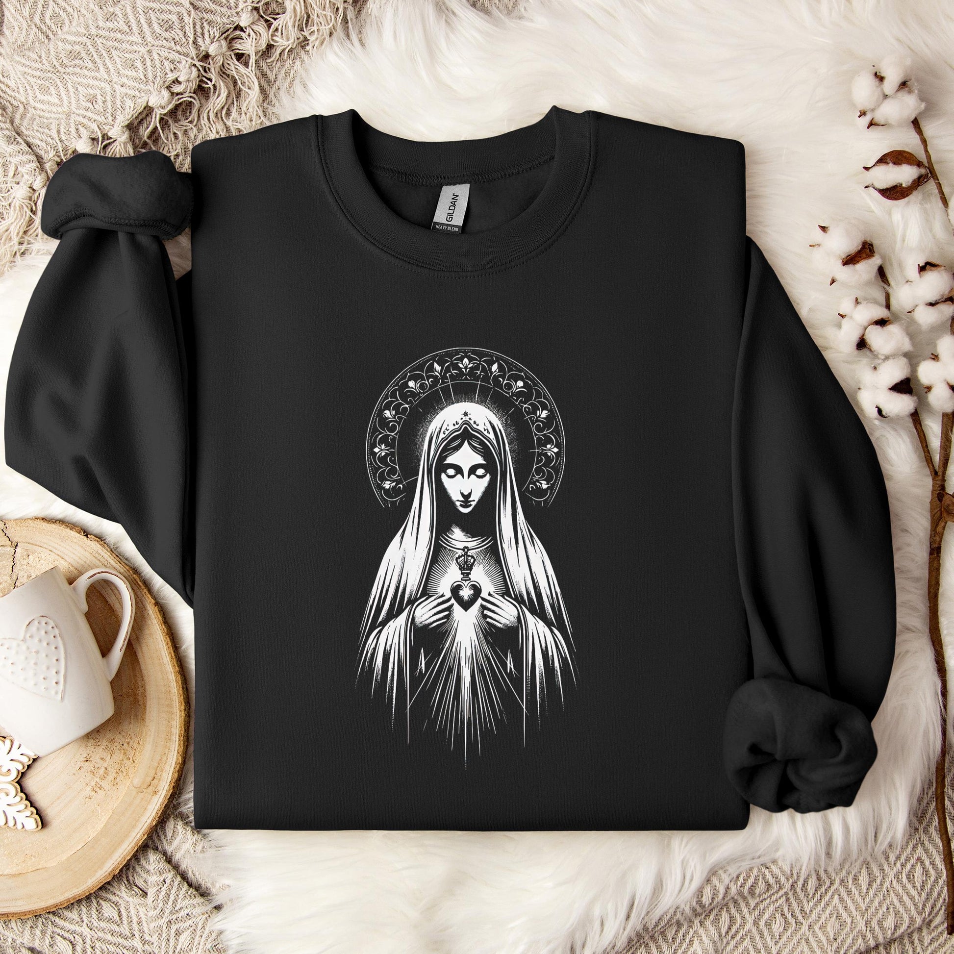 The Holy Virgin Mary 80 Sweatshirt