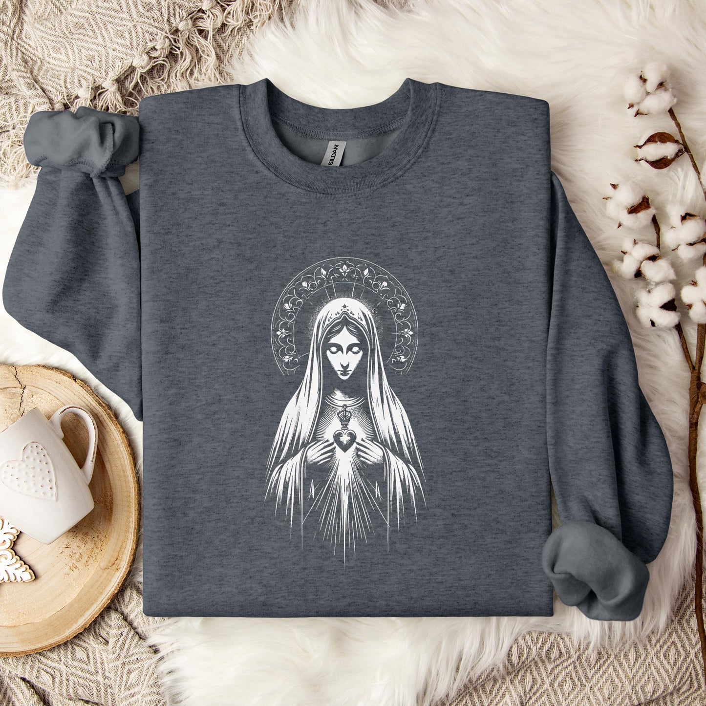 The Holy Virgin Mary 80 Sweatshirt