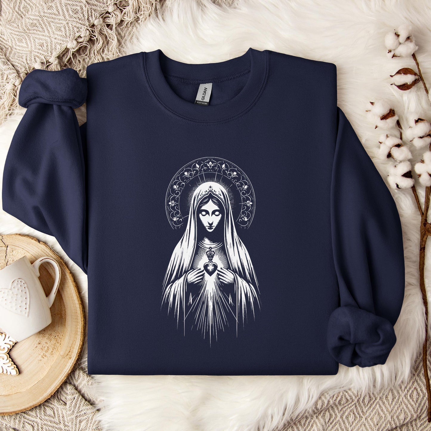 The Holy Virgin Mary 80 Sweatshirt