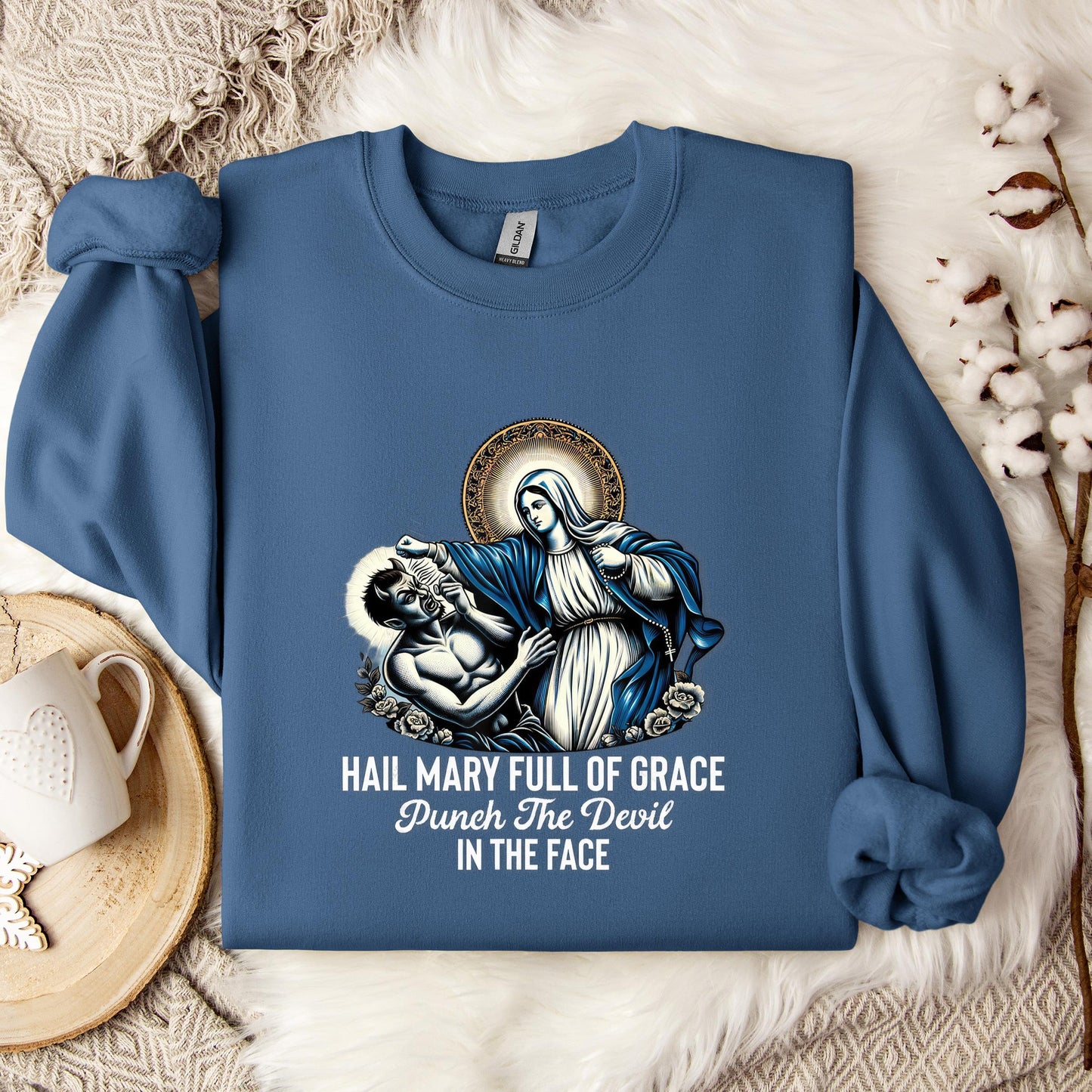 The Holy Virgin Mary 81 Sweatshirt