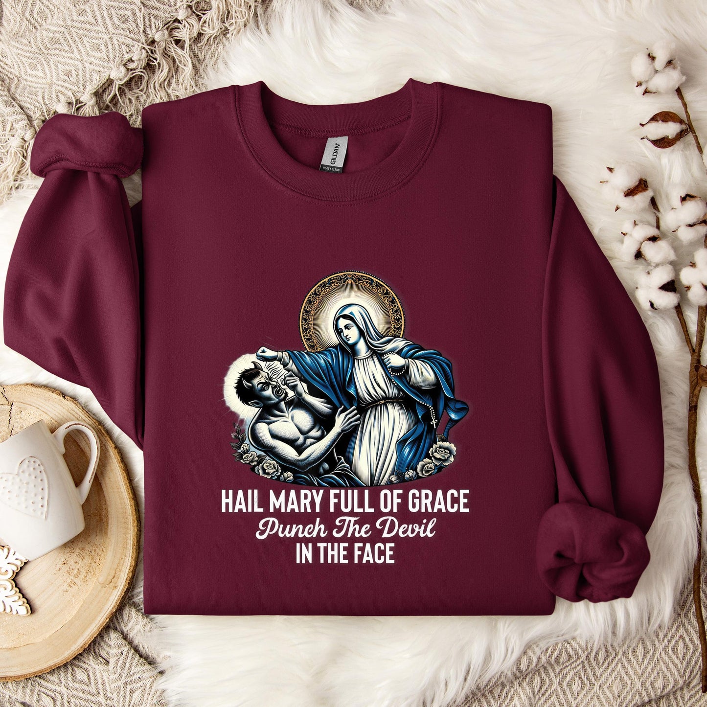 The Holy Virgin Mary 81 Sweatshirt
