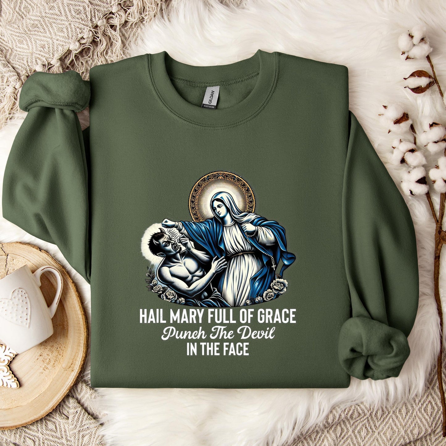The Holy Virgin Mary 81 Sweatshirt
