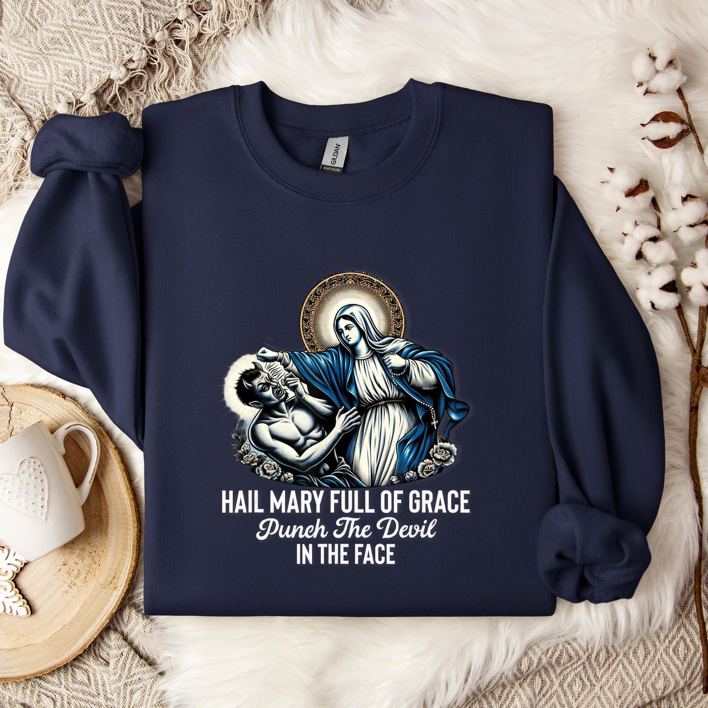 The Holy Virgin Mary 81 Sweatshirt