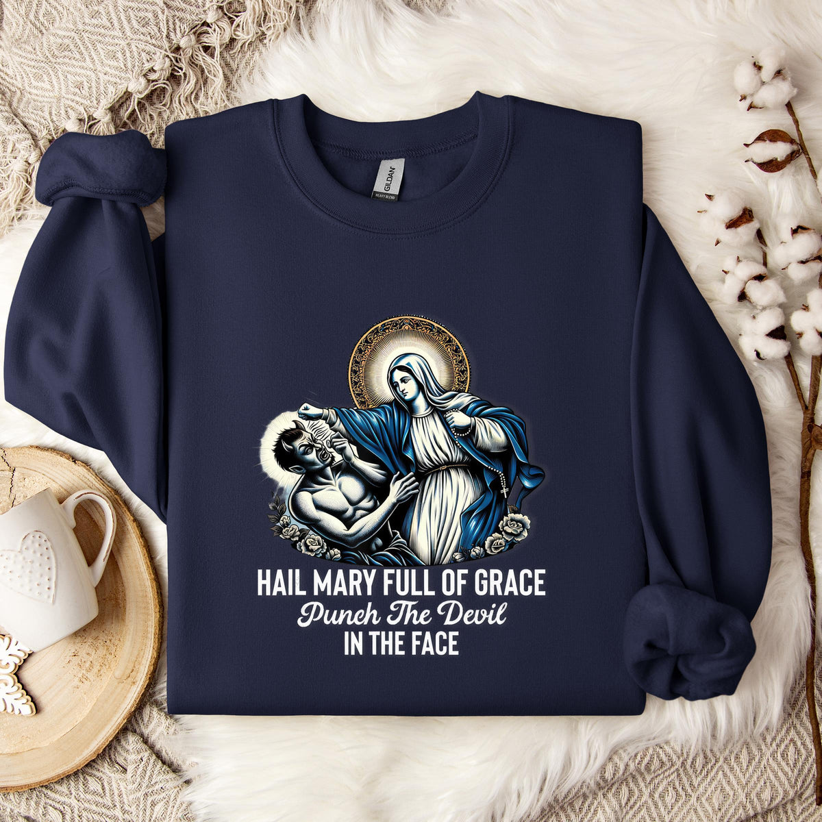 The Holy Virgin Mary 81 Sweatshirt