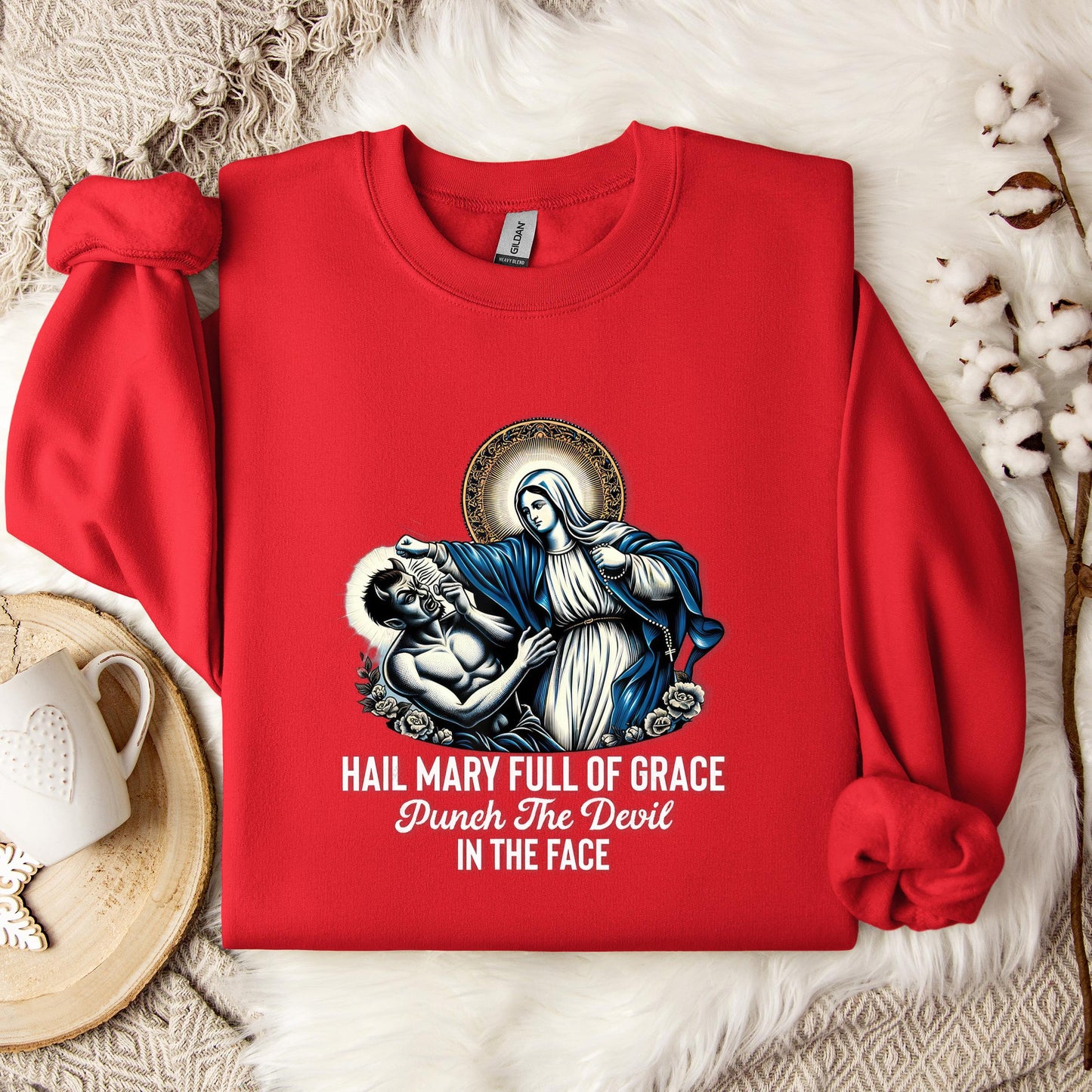 The Holy Virgin Mary 81 Sweatshirt