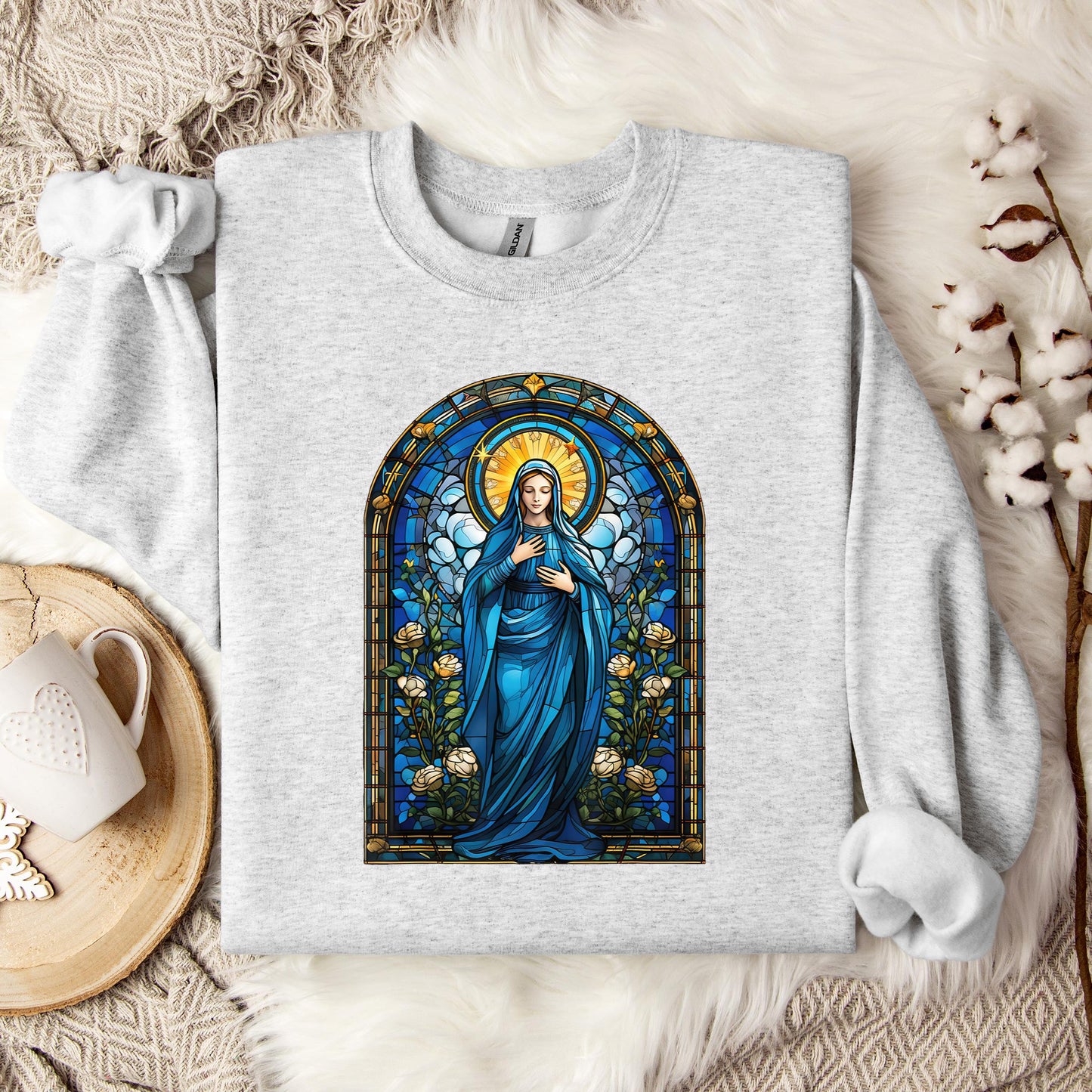 The Holy Virgin Mary 82 Sweatshirt