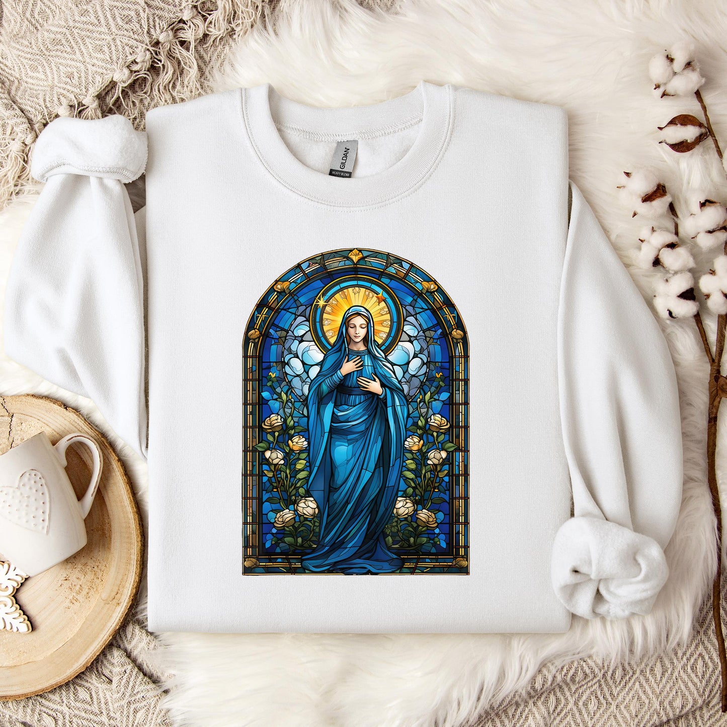 The Holy Virgin Mary 82 Sweatshirt