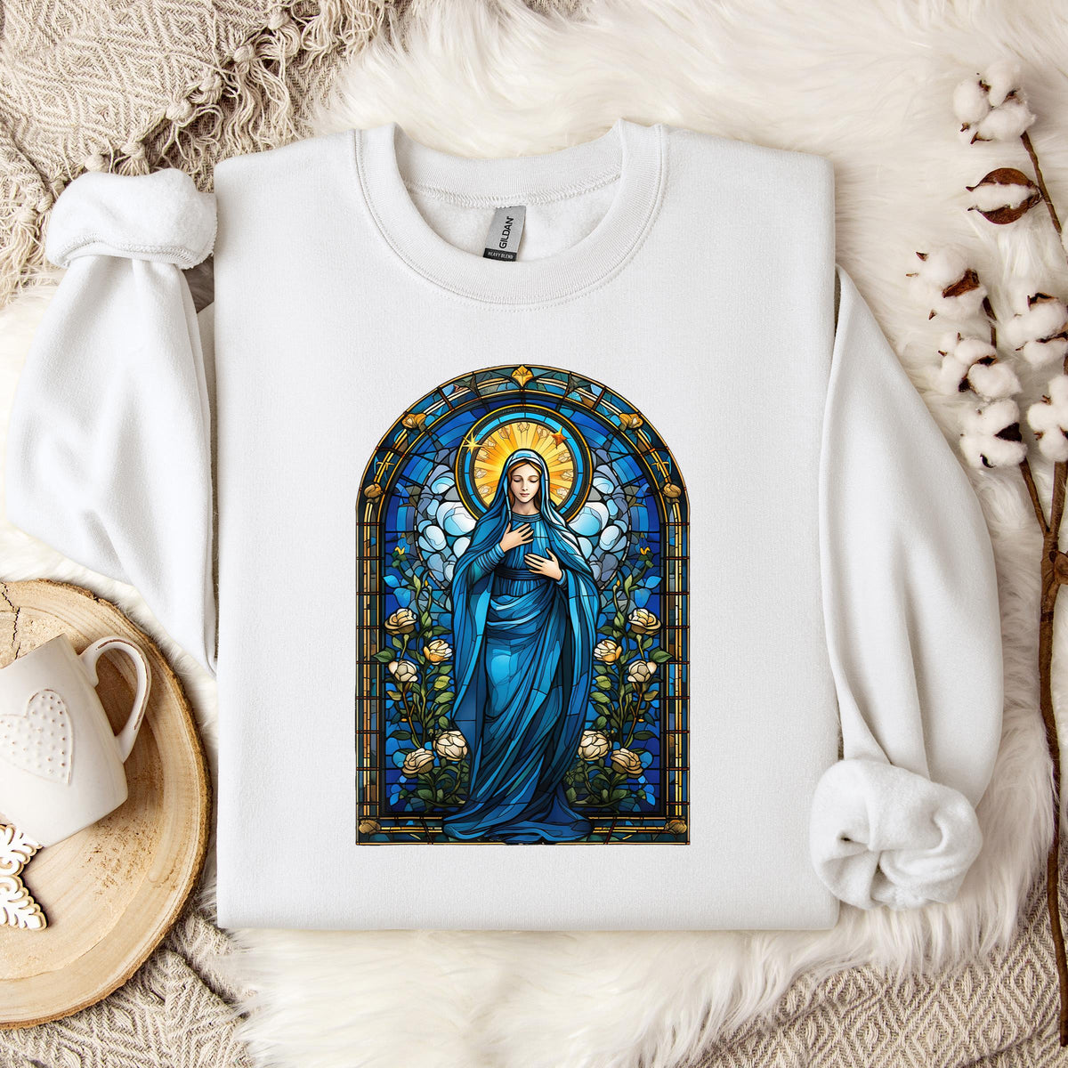 The Holy Virgin Mary 82 Sweatshirt