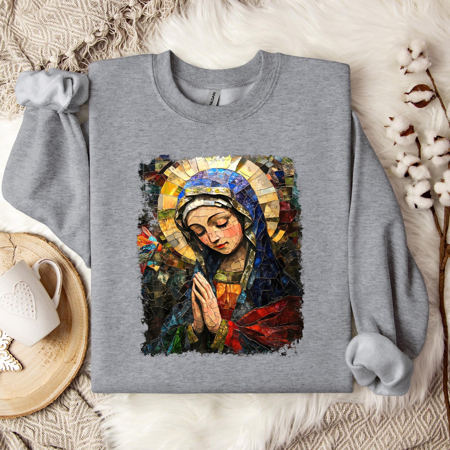The Holy Virgin Mary 83 Sweatshirt
