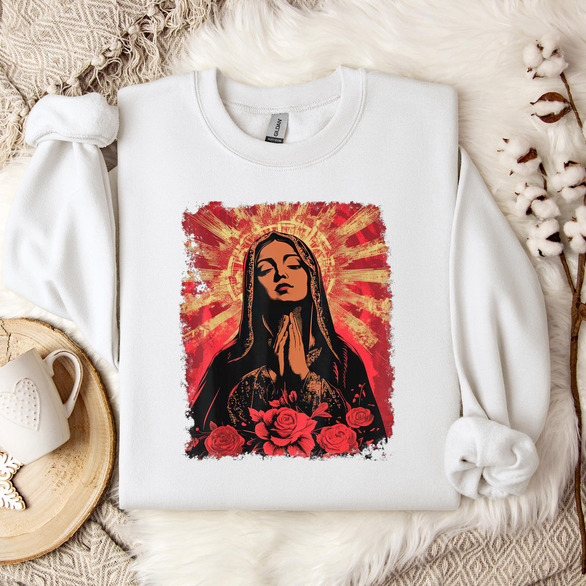 The Holy Virgin Mary 84 Sweatshirt