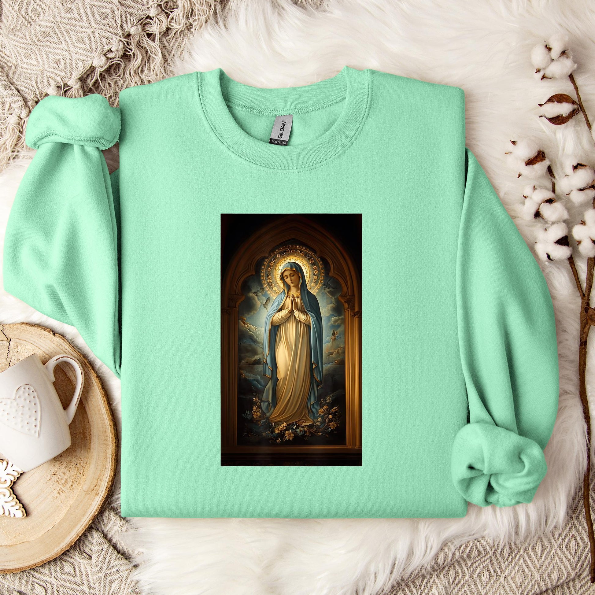 The Holy Virgin Mary 85 Sweatshirt