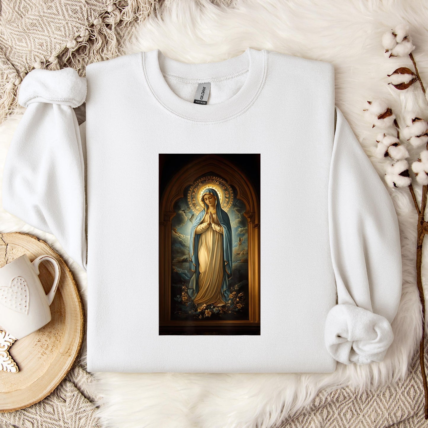 The Holy Virgin Mary 85 Sweatshirt
