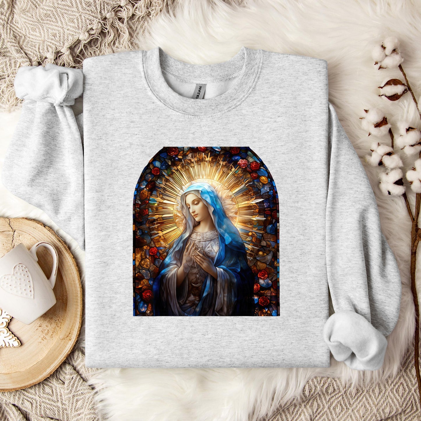 The Holy Virgin Mary 86 Sweatshirt