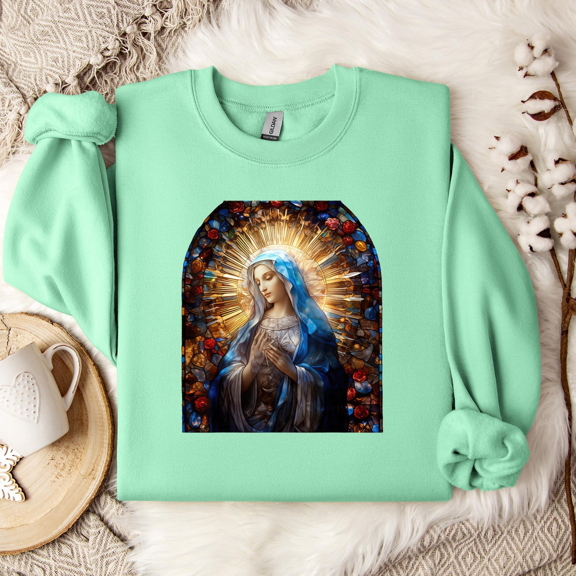 The Holy Virgin Mary 86 Sweatshirt