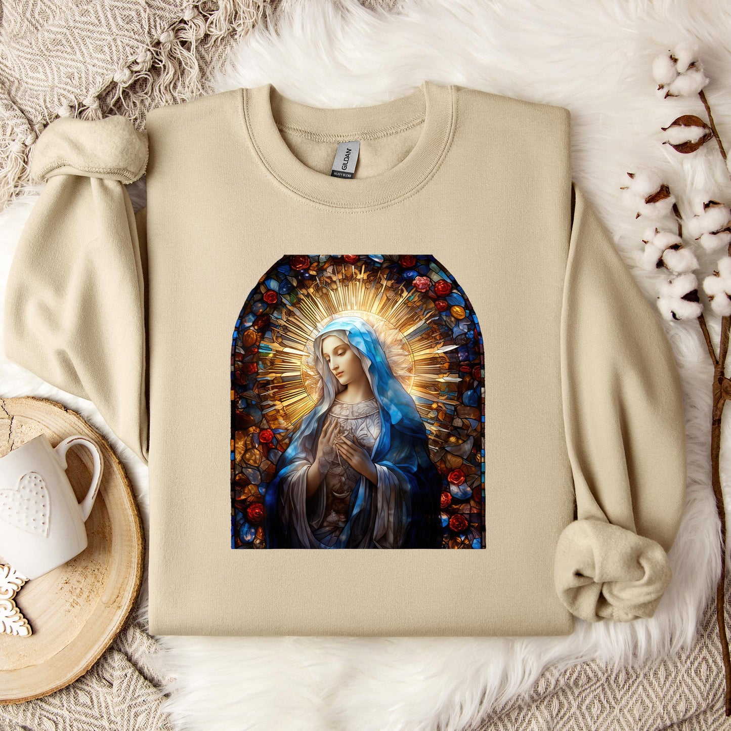 The Holy Virgin Mary 86 Sweatshirt