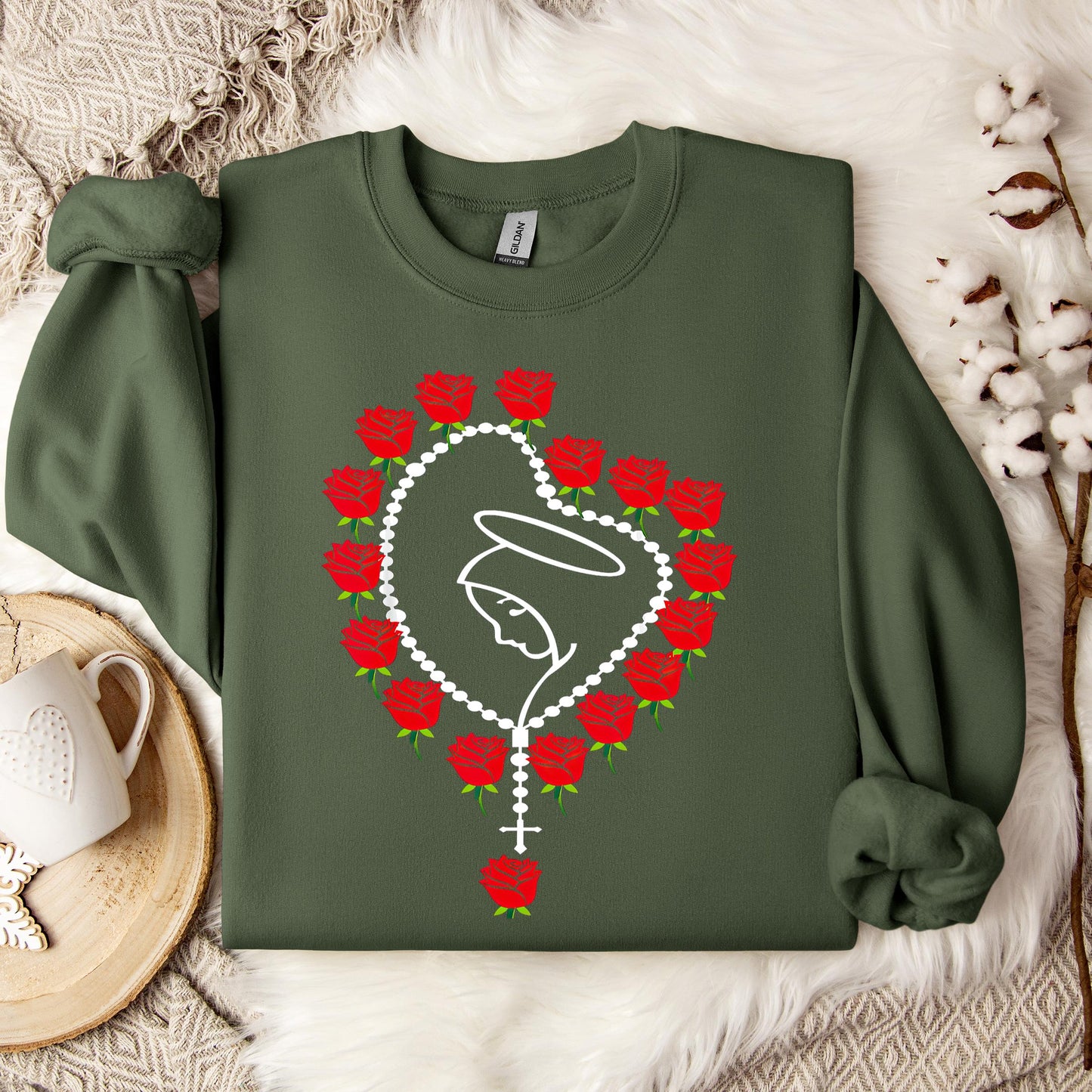 The Holy Virgin Mary 90 Sweatshirt