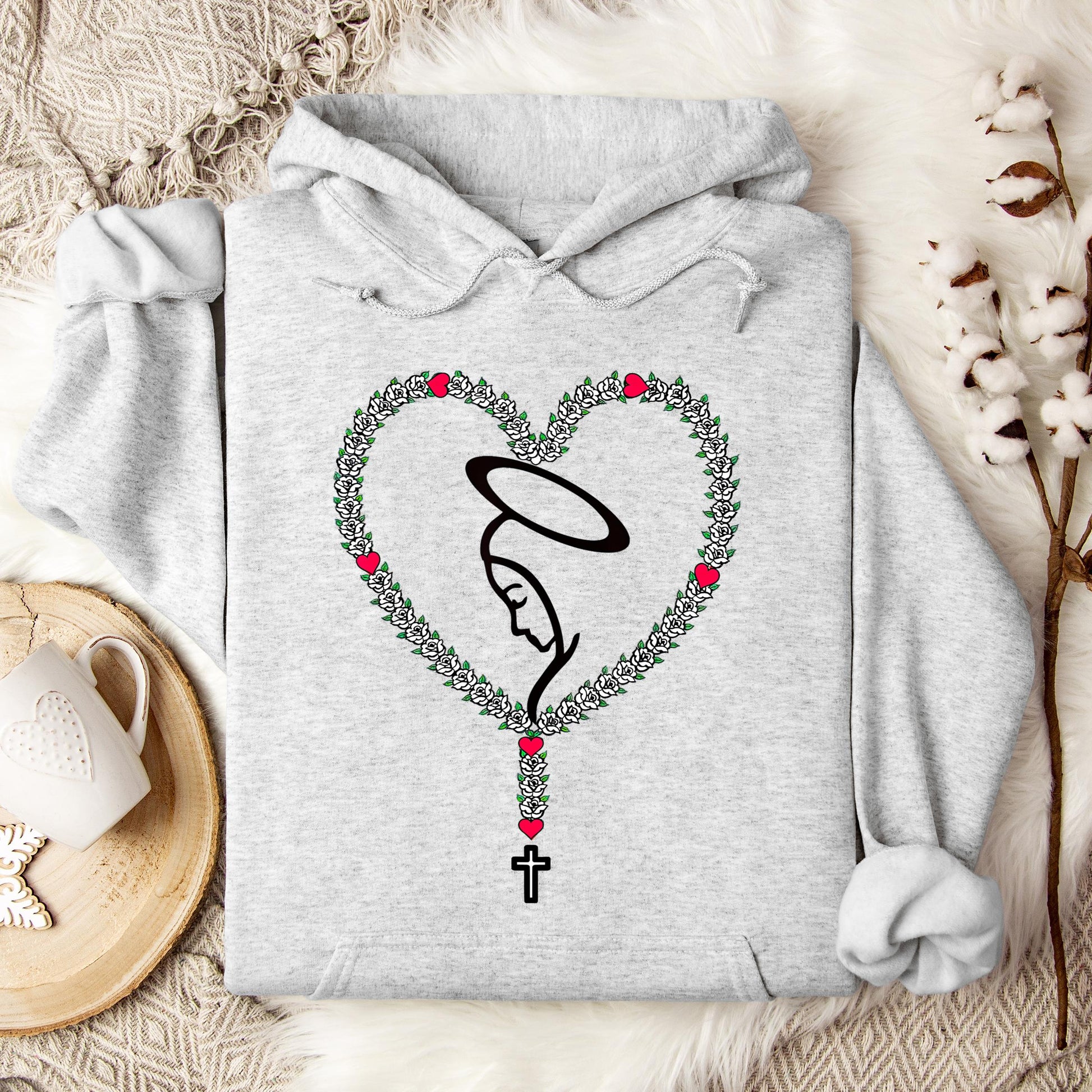 The Holy Virgin Mary 91 Hoodie
