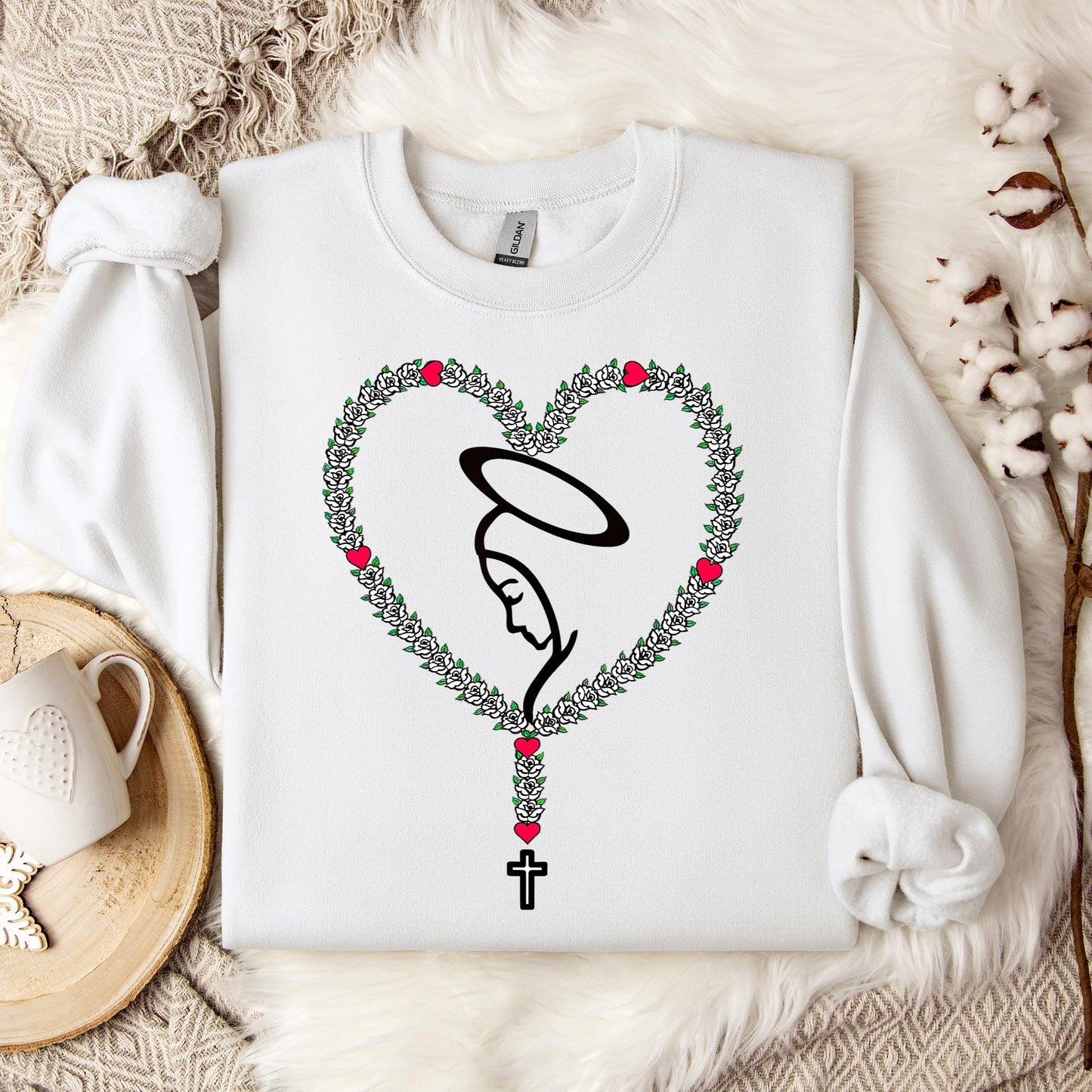 The Holy Virgin Mary 91 Sweatshirt
