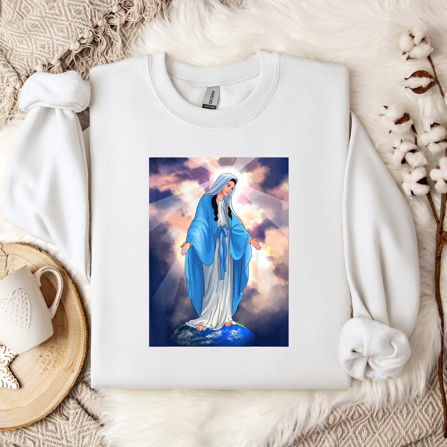 The Holy Virgin Mary 92 Sweatshirt