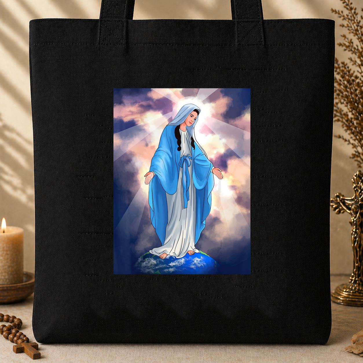 The Holy Virgin Mary 92 Tote Bag