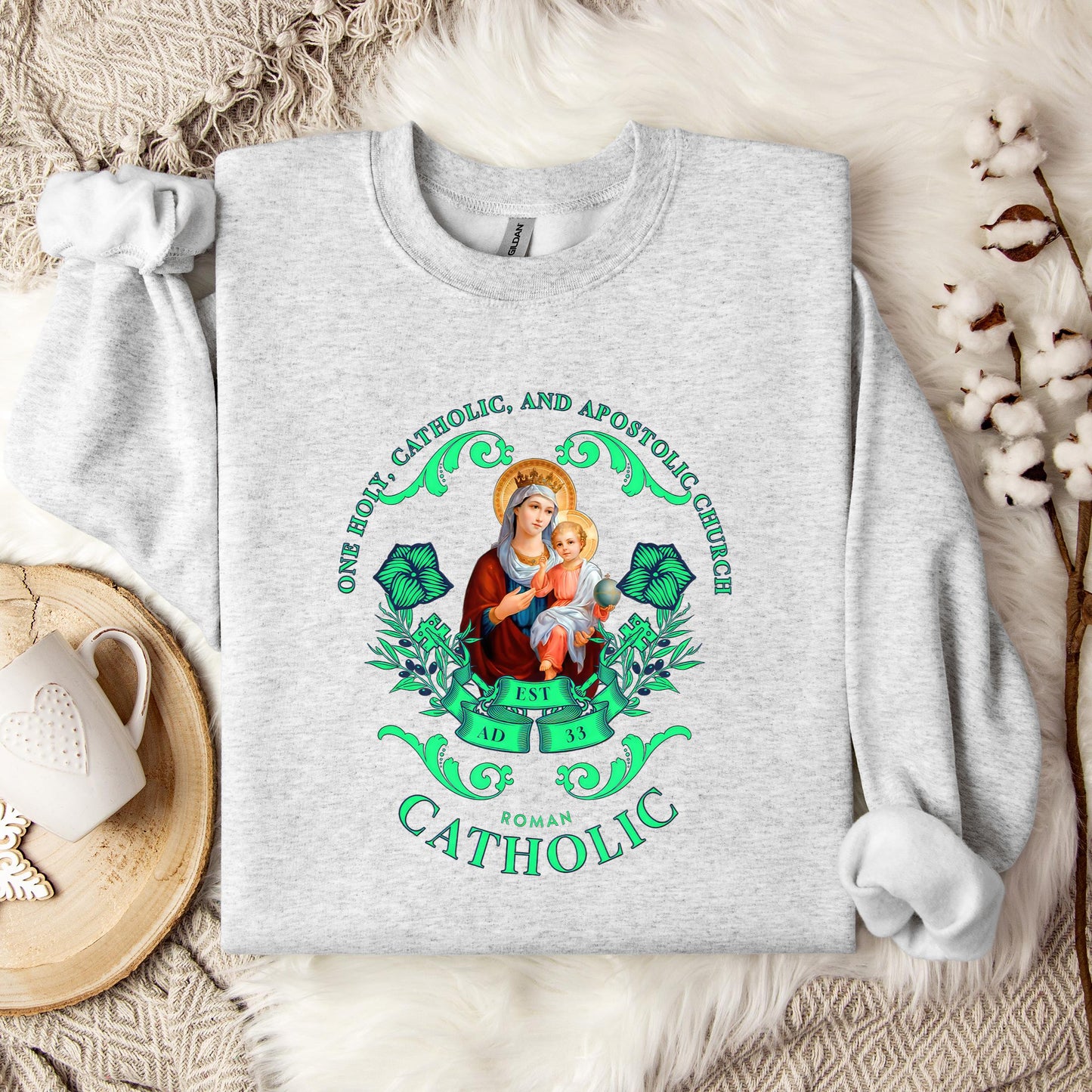 The Holy Virgin Mary 94 Sweatshirt