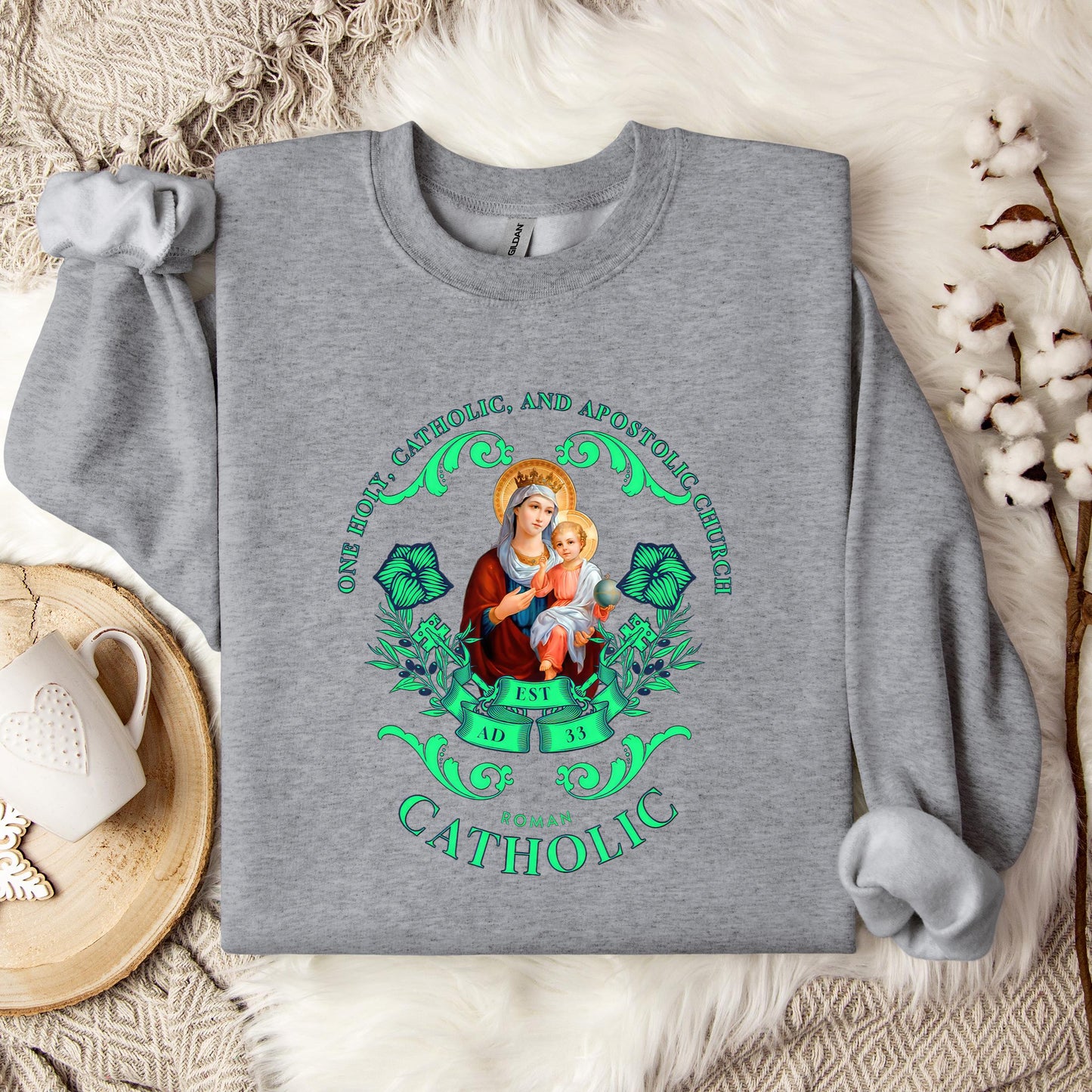 The Holy Virgin Mary 94 Sweatshirt