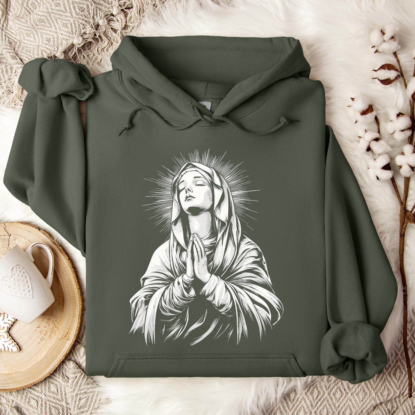 The Holy Virgin Mary 95 Hoodie