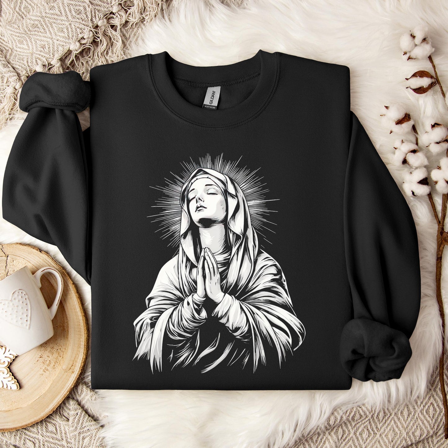 The Holy Virgin Mary 95 Sweatshirt